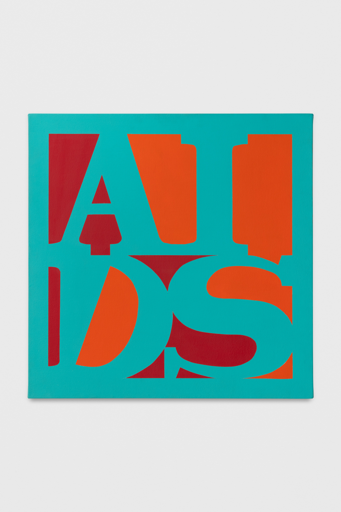 General Idea, AIDS (Lascaux Green Light with Border), 1988