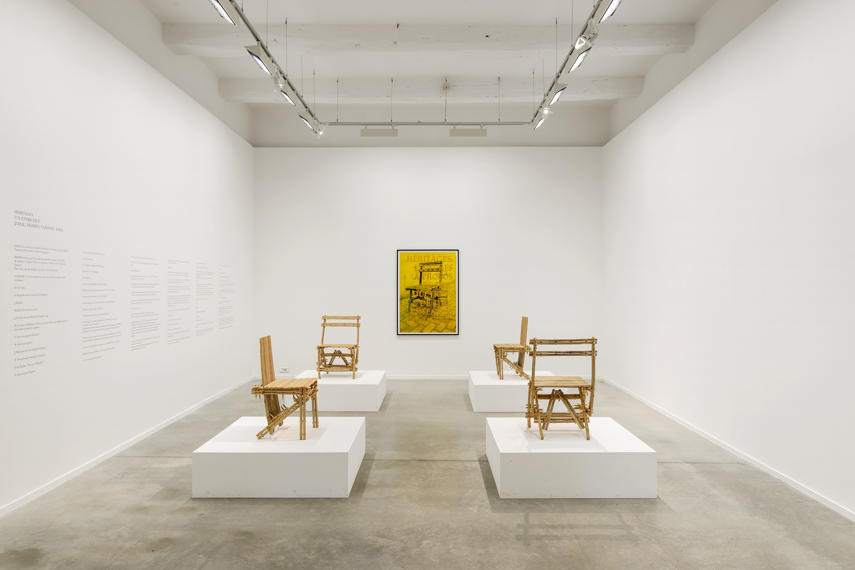 Saâdane Afif, Heritages (Sedia, 1123xQ and 1123xR), 2013