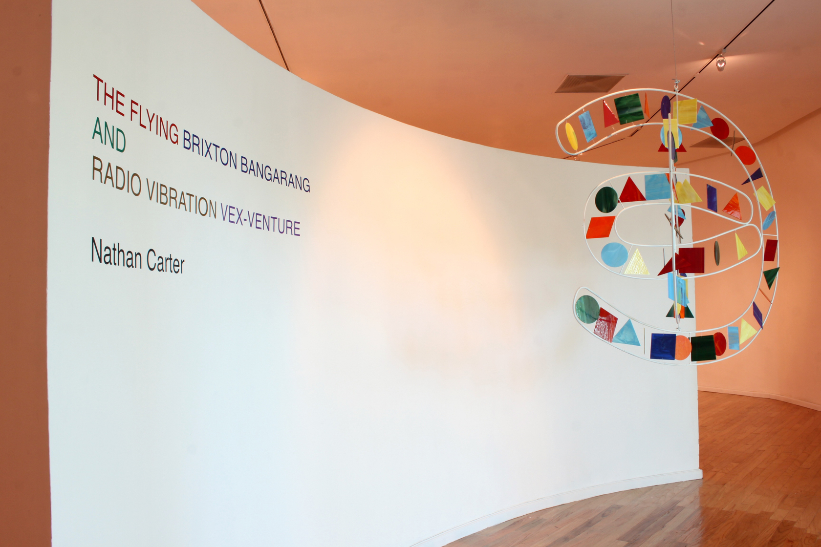 Exhibition view, The Flying Brixton Bangarang and Radio Vibration Vex-Venture, Museo de Arte Raúl Anguiano, Guadalajara, Mexico, 2009