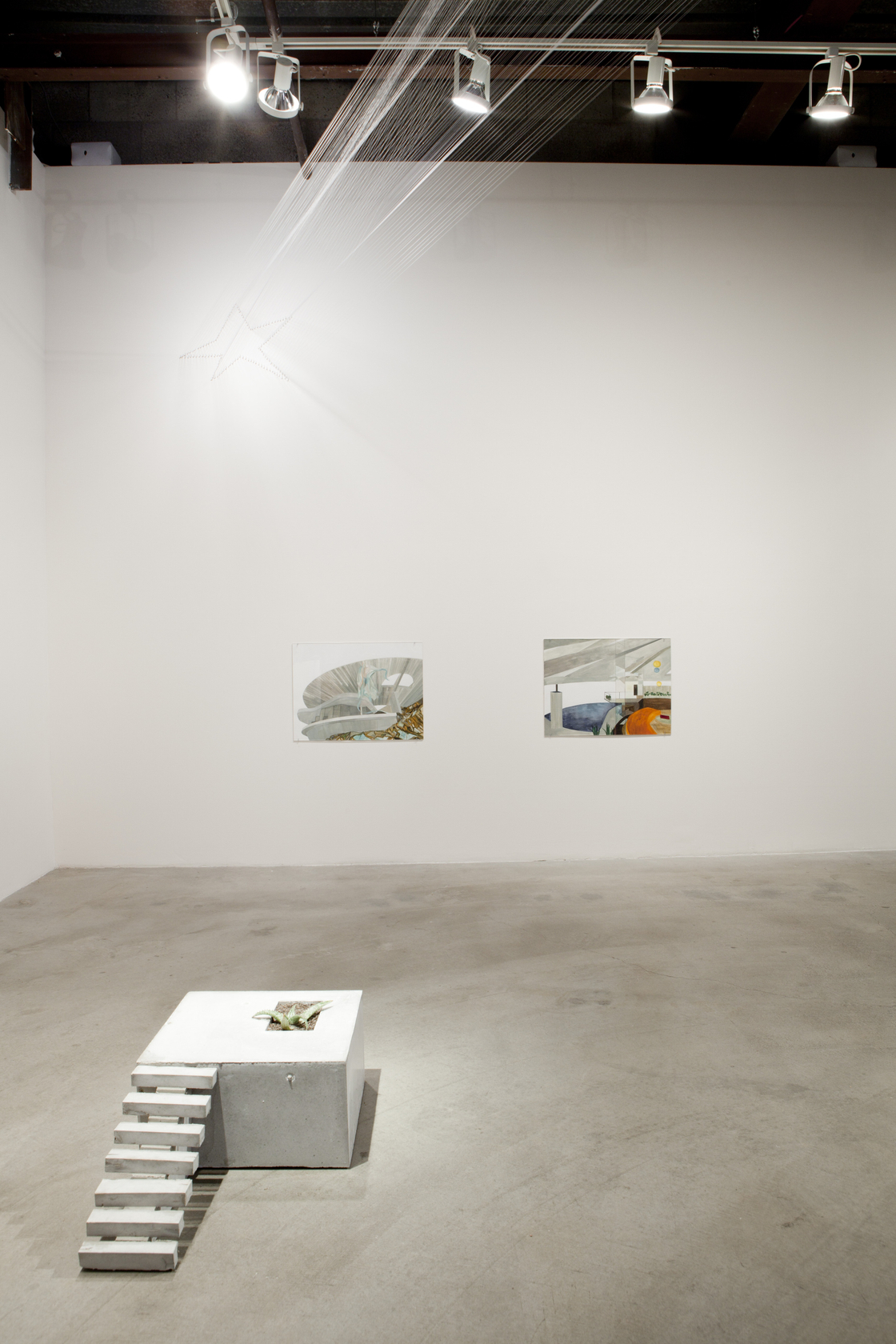 Exhibition view, Vermilion Sands and Other Stories from the Neon West, Santa Monica Museum of Art, 2012 © Monica Orozco