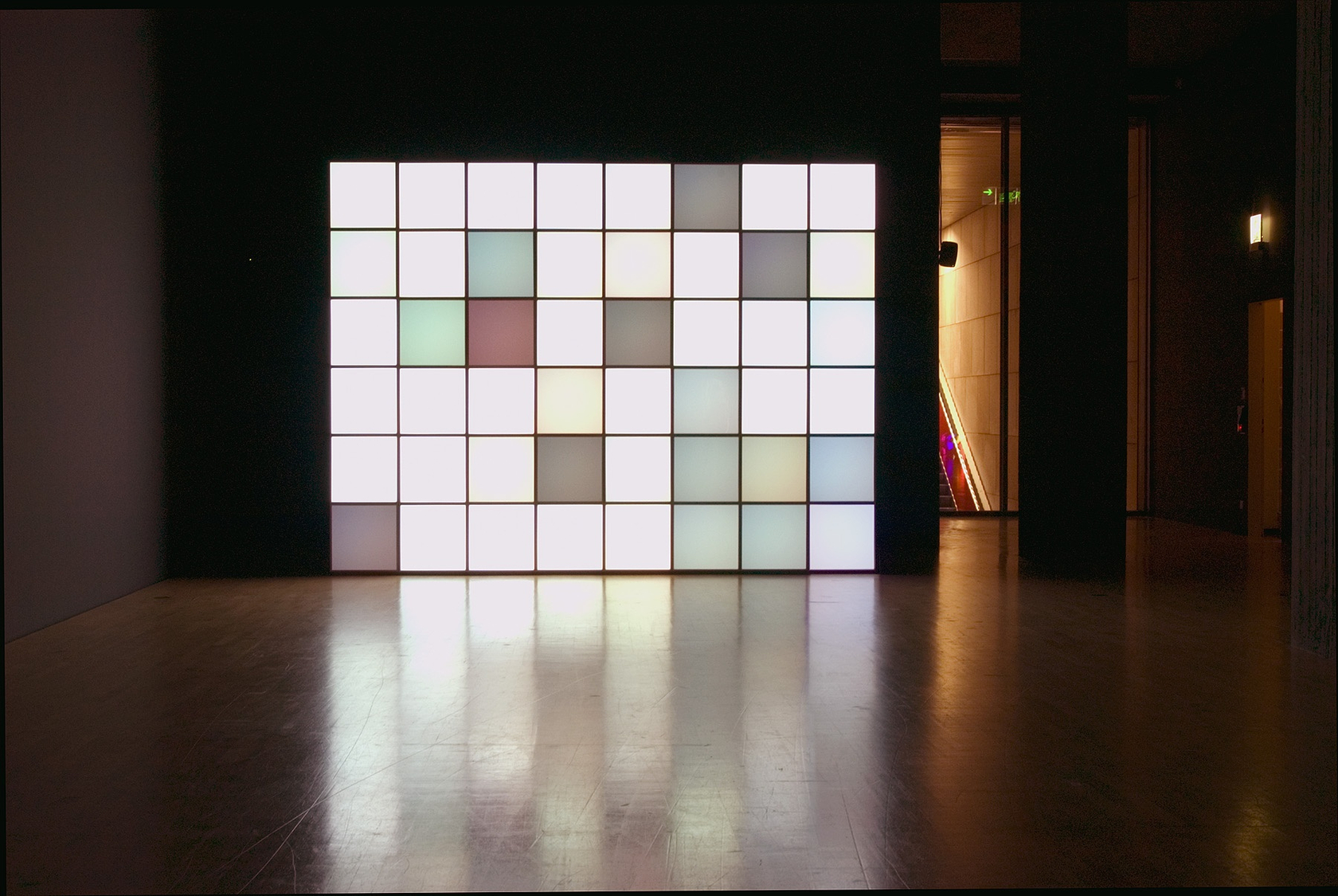 Z-Point, 2001/2004 (left) 48 plastic pixels, DMX module Soundtrack by David Grubbs The last eight minutes of the Film &ldquo;Zabriskie...