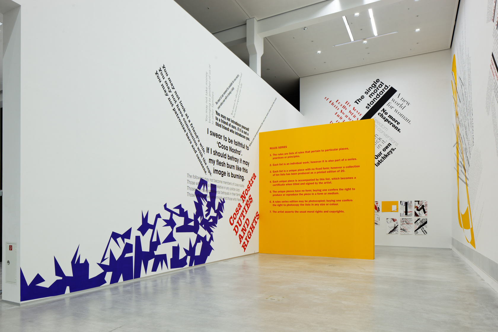 Cosa Nostra, 2011 (left) The list of duties and rights of the Italian mafia Cosa Nostra begins with the following...