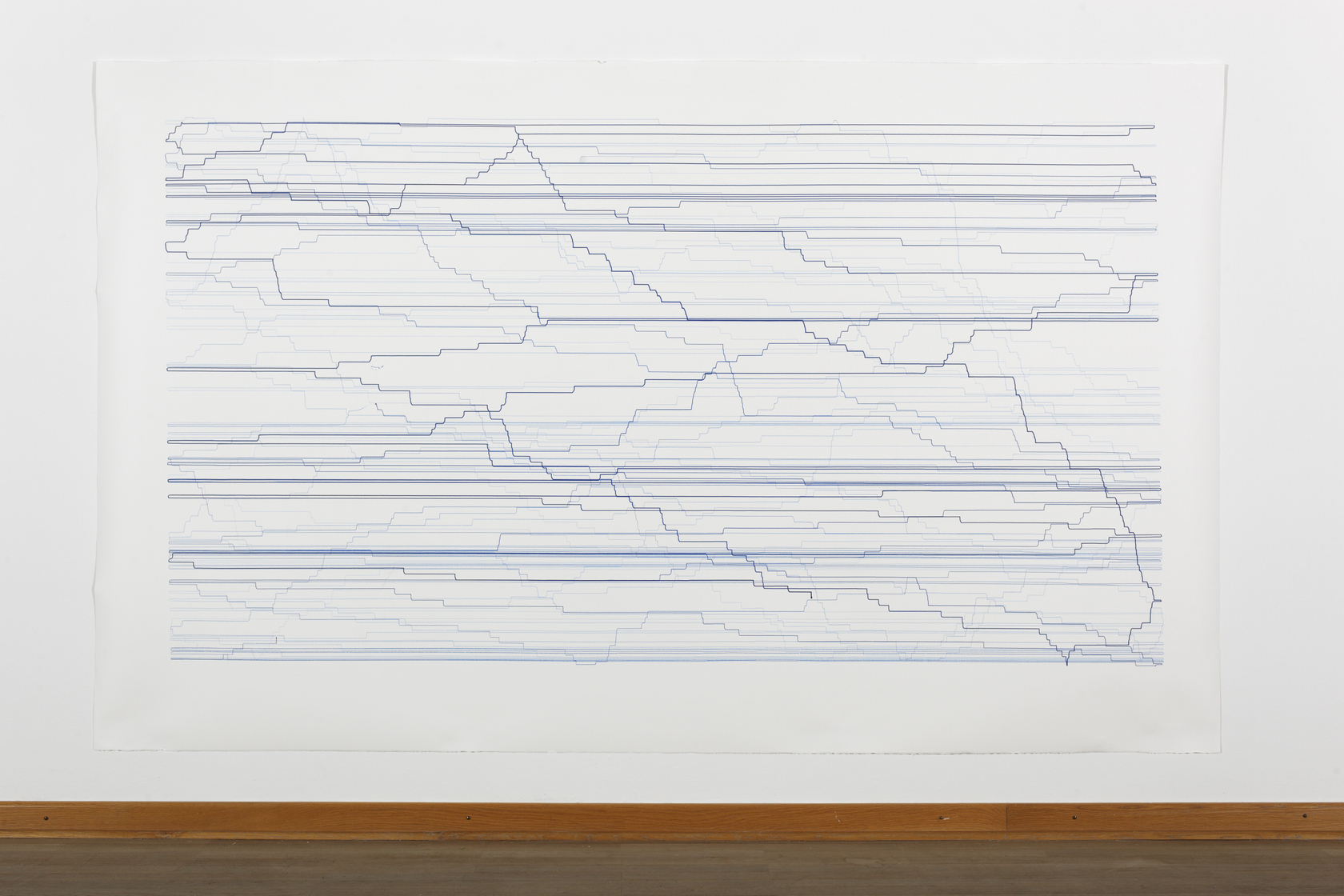 Untitled (2DD-GDM 001-2011), 2011 Ink on paper Bulloch’s emphasis on the idea behind these works ties her to the tradition...