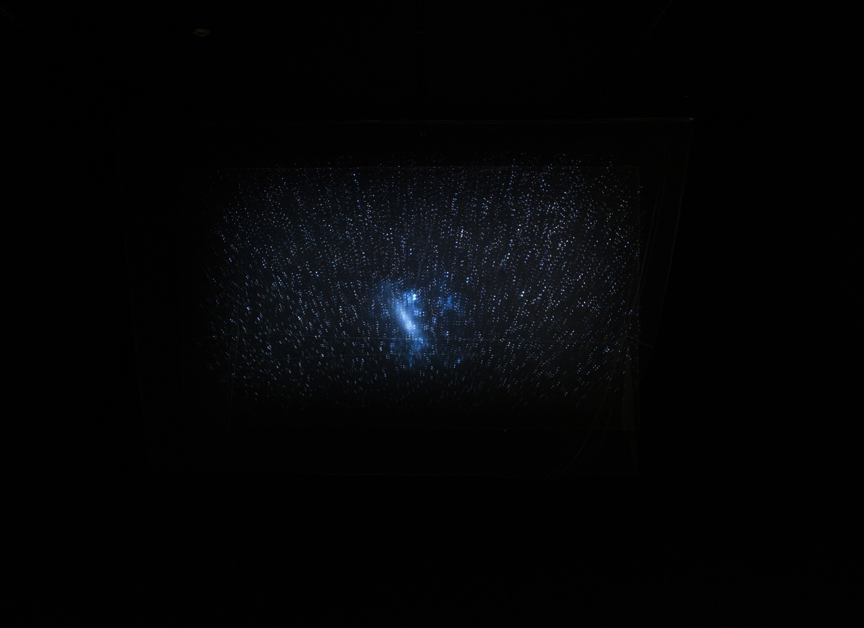 163,000 light years, 2016 Single-channel video (color, sound), 163,000 years Photo © Andrea Rossetti