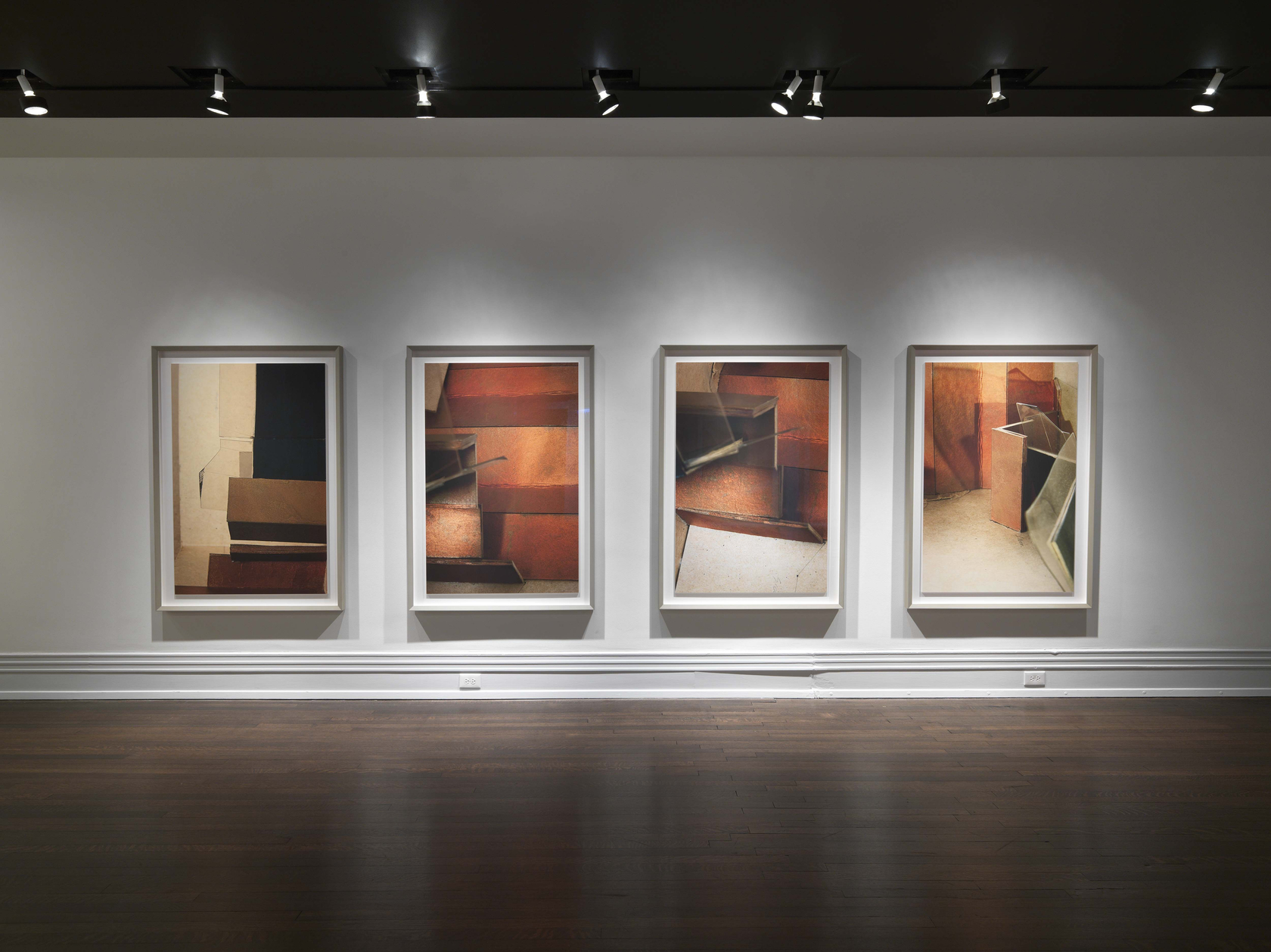 From left to right: Goldstein #13, 2011 Goldstein #08, 2011 Goldstein #90, 2011 Goldstein #98, 2011 All works: pigment prints...