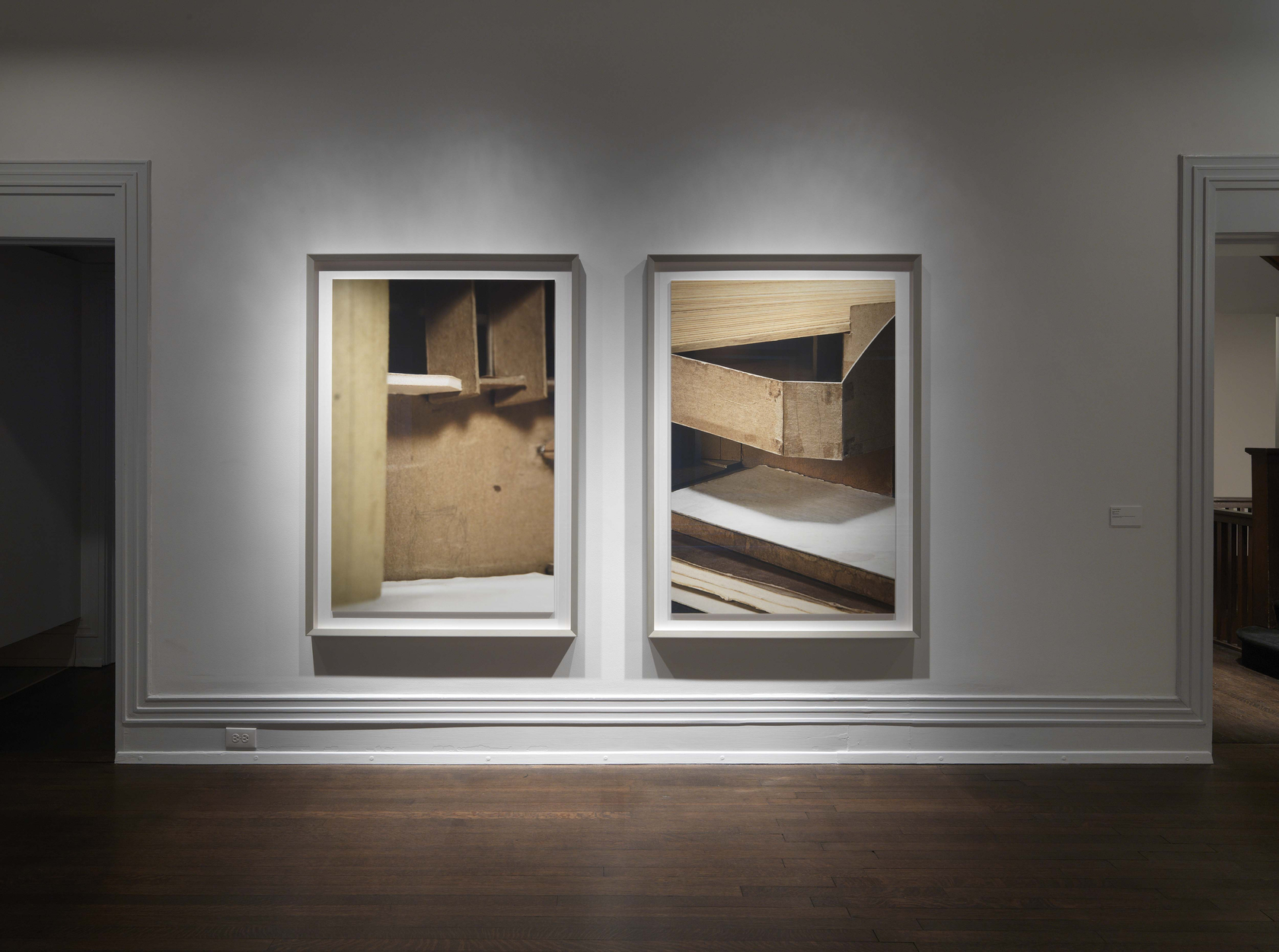 Segel #76, 2011 (left) Segel #25, 2011 (right) Both works: pigment prints The Model Studies are the result of a...
