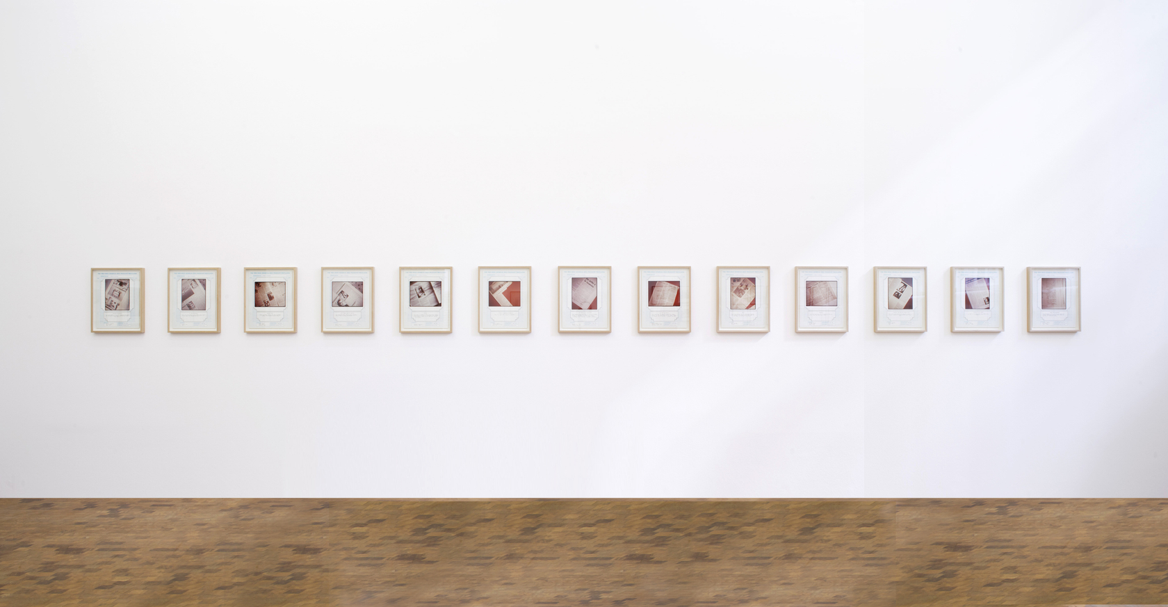 Showcard Series, 1977 Set of 18, photograph, ink and screenprint on card The Showcard Series (1975–1979) represents the artists’ central...