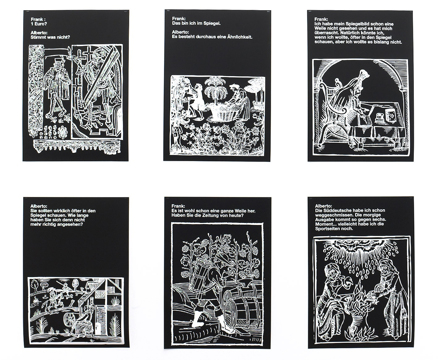 Bar 'Volvo' VII - XII, 2010 Digital Fine Art Pigment Print on Hahnemühle Photo Rag, white, 100% Hadern, 308 g/m2...