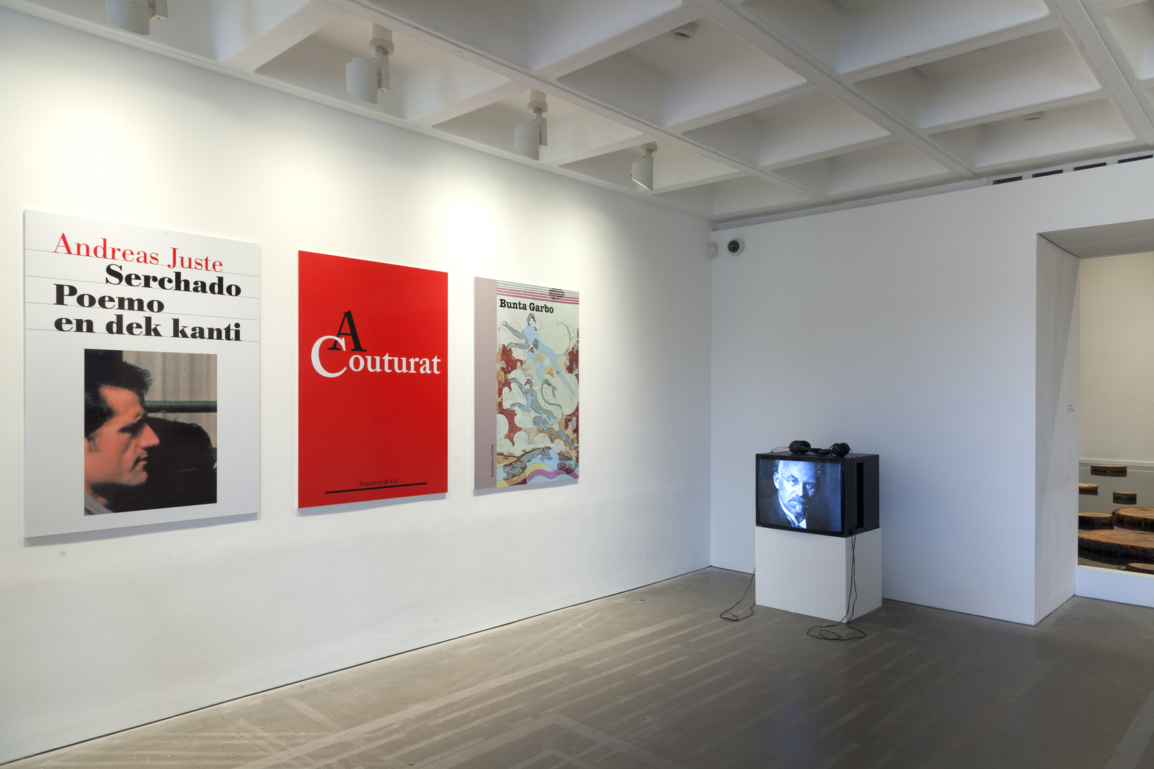 From left to right: Serchado poemo en dek Kanti, 2002 A Couturat, 2002 Bunta Garbo, 2002 All works: digital prints...
