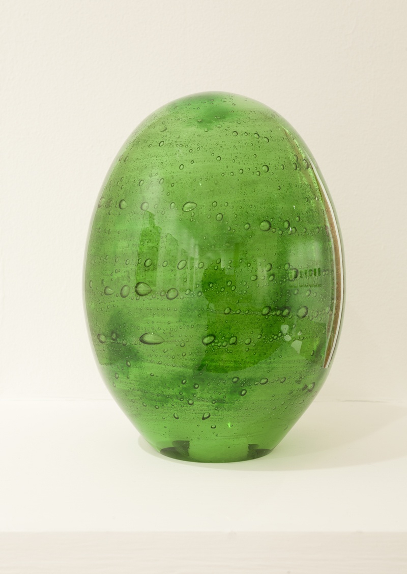 Untitled, 2005 Glass The mouth-blown spherical glass bowl oscillates between the sculptural and the handicraft. The cultural tension between these...