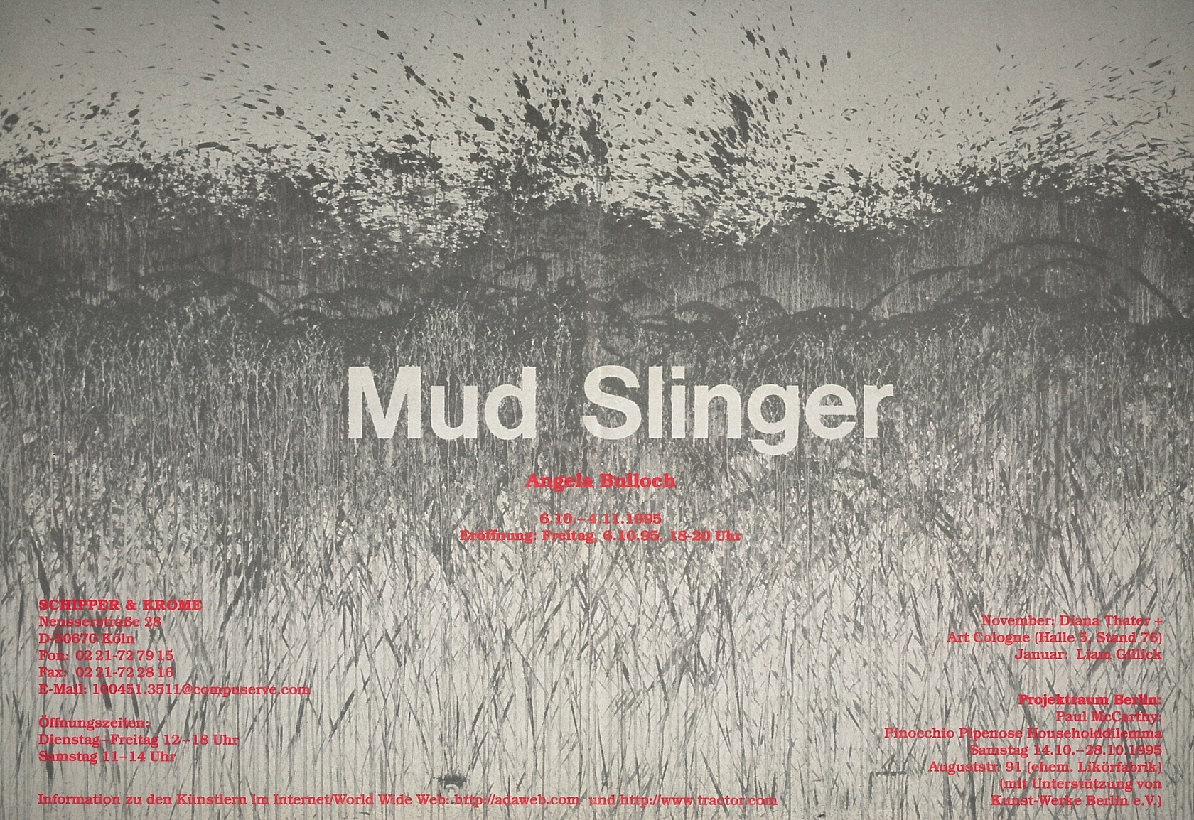 Original exhibition invitation (recto)