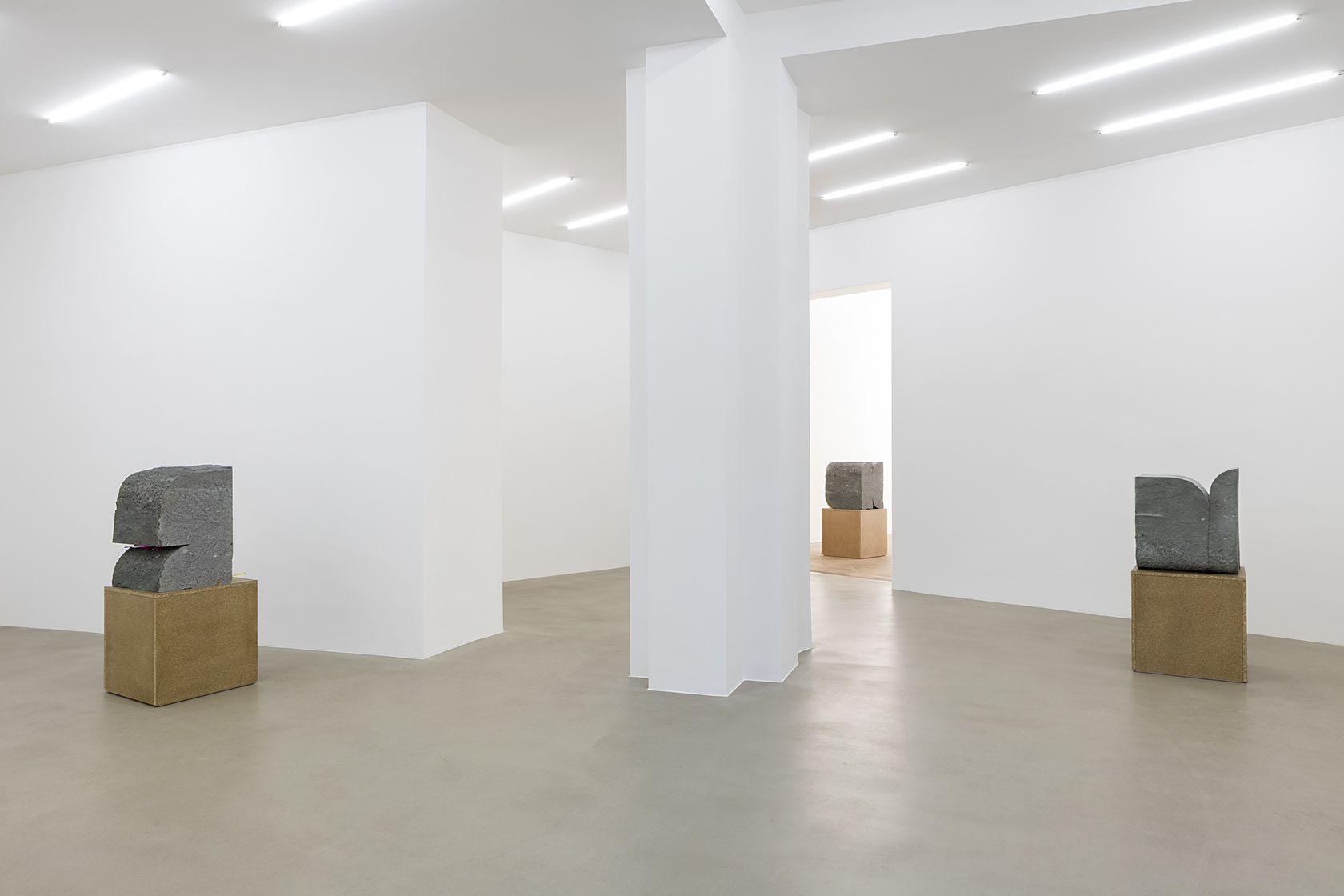 I collate, I convey, I comply (02), 2015 (left) I collate, I convey, I comply (04), 2015 (center) I collate,...