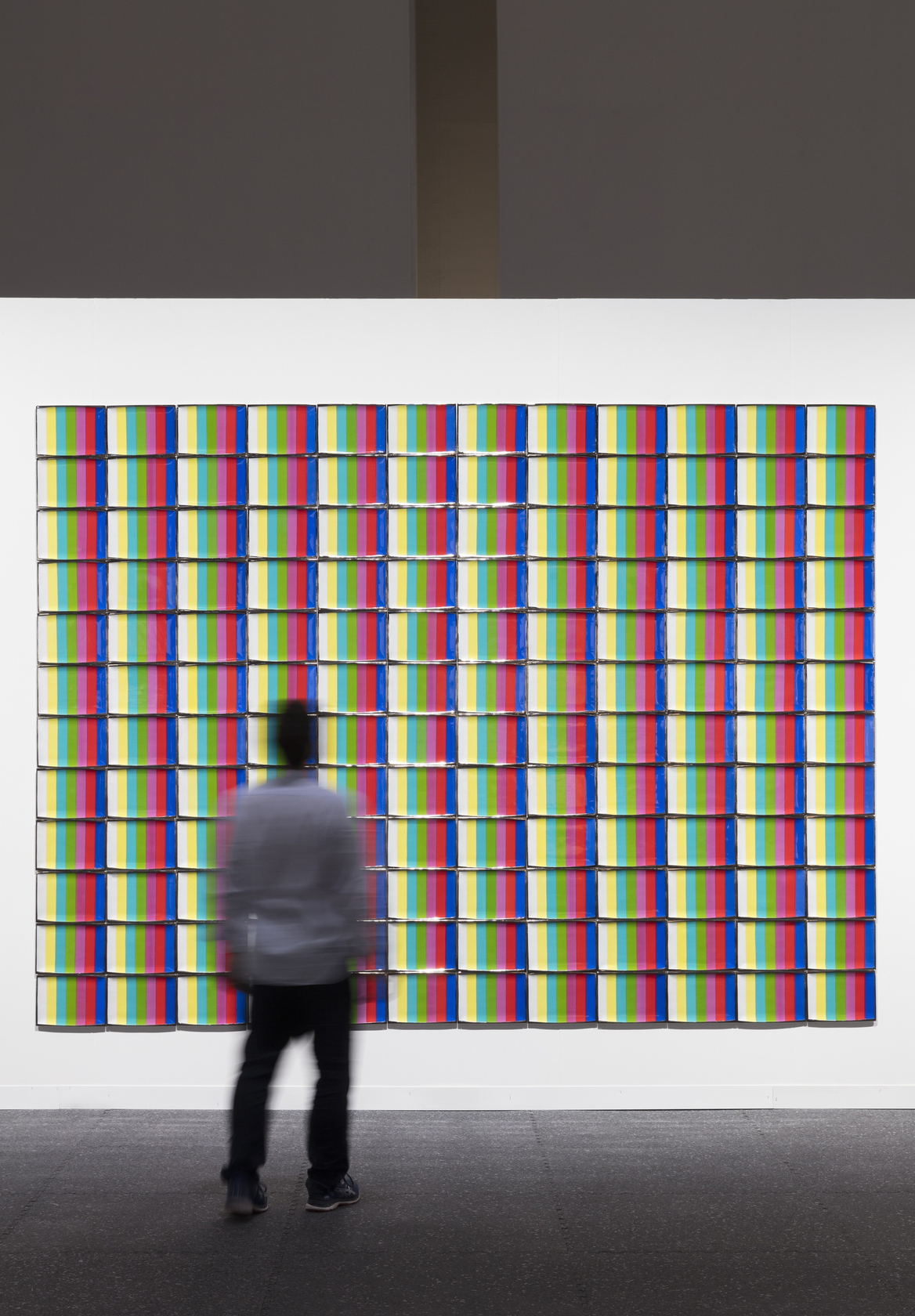 General Idea Test Pattern: T.V. Dinner Plates from the Miss General Idea Pavillion, 1988 (detail) 432 hand-painted porcelain sushi plates...