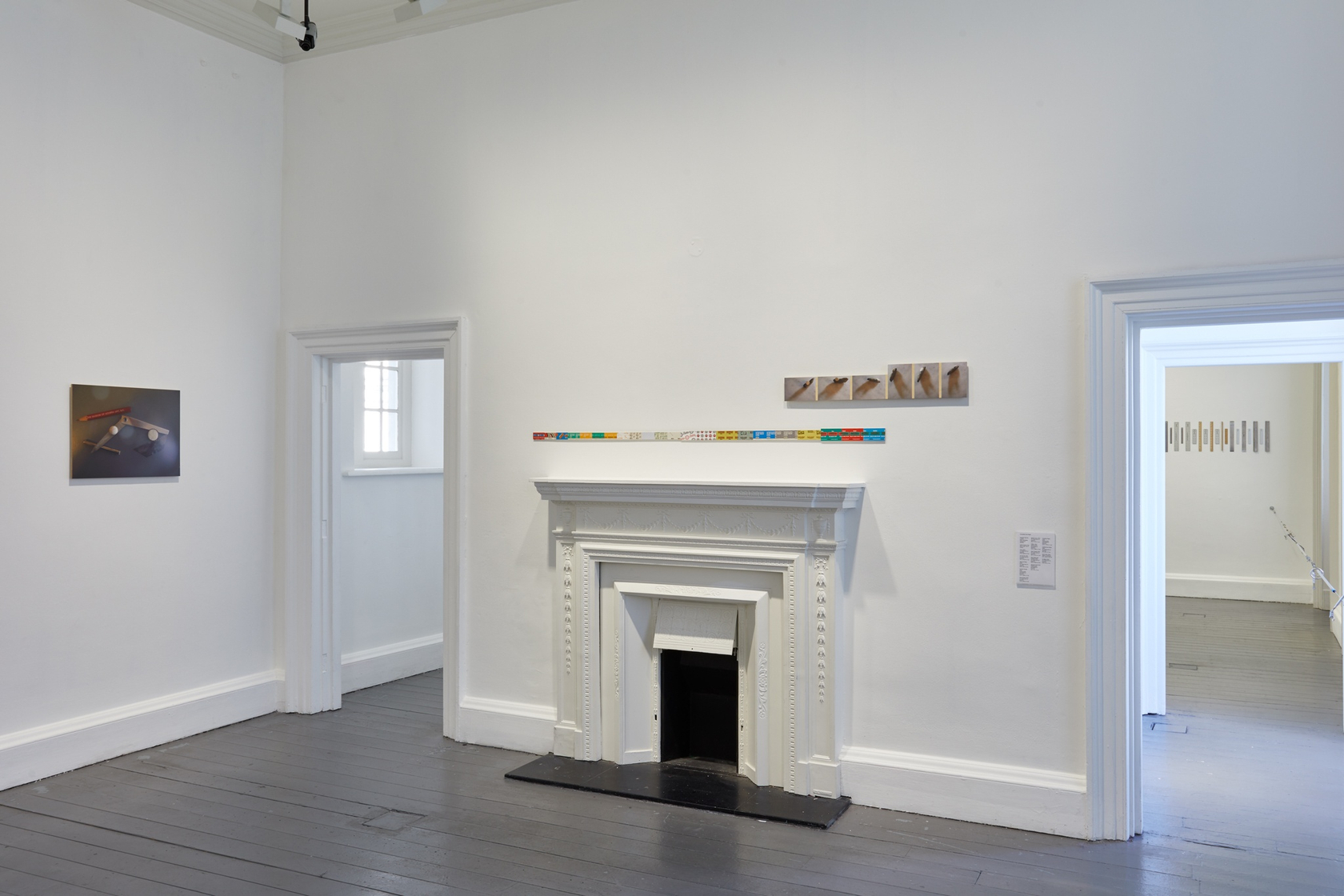 Exhibition view: Jac Leirner, Institutional Ghost, Irish Museum of Modern Art, Dublin, 2017 Photo © IMMA