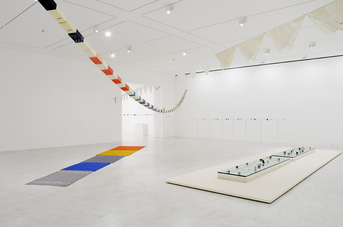 Exhibition view: Jac Leirner, Jac Leirner: Funciones de una variable, Museo Tamayo, Mexico City, 2014 Photo © Museo Tamayo, Mexico...