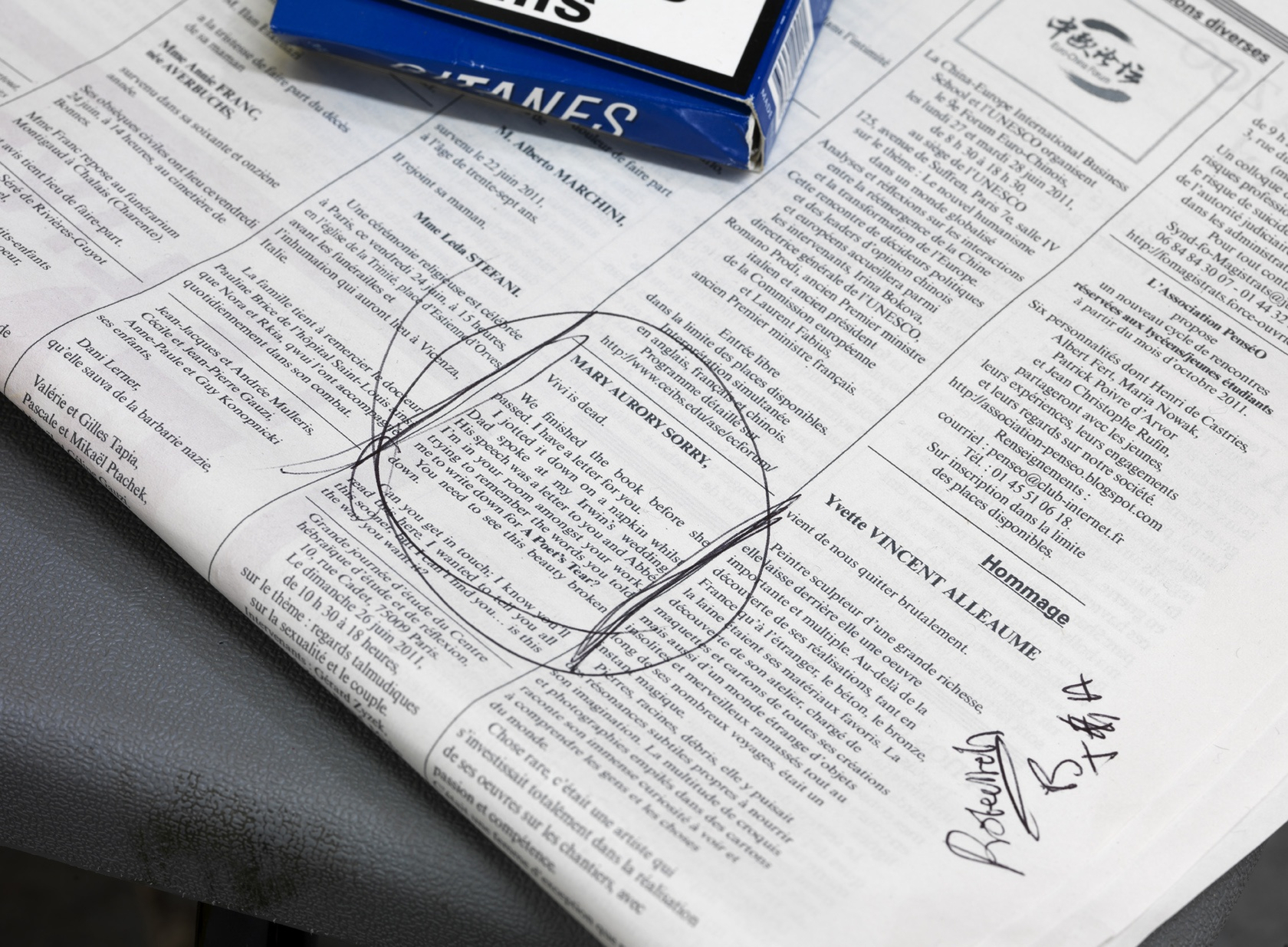 Exhibition view Locked Room Scenario, 2011 Artangel, London Photo © J Abrams