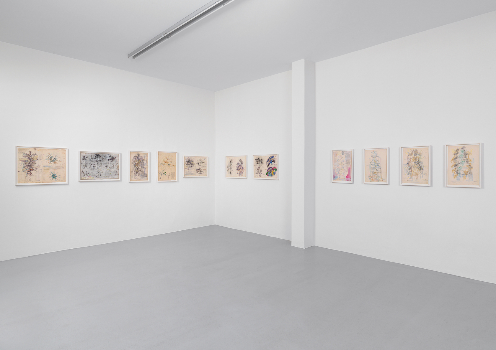 Exhibition view: Stefan Bertalan: De Natura Rerum, Johnen Galerie, Berlin (2012). Photo © Jens Ziehe