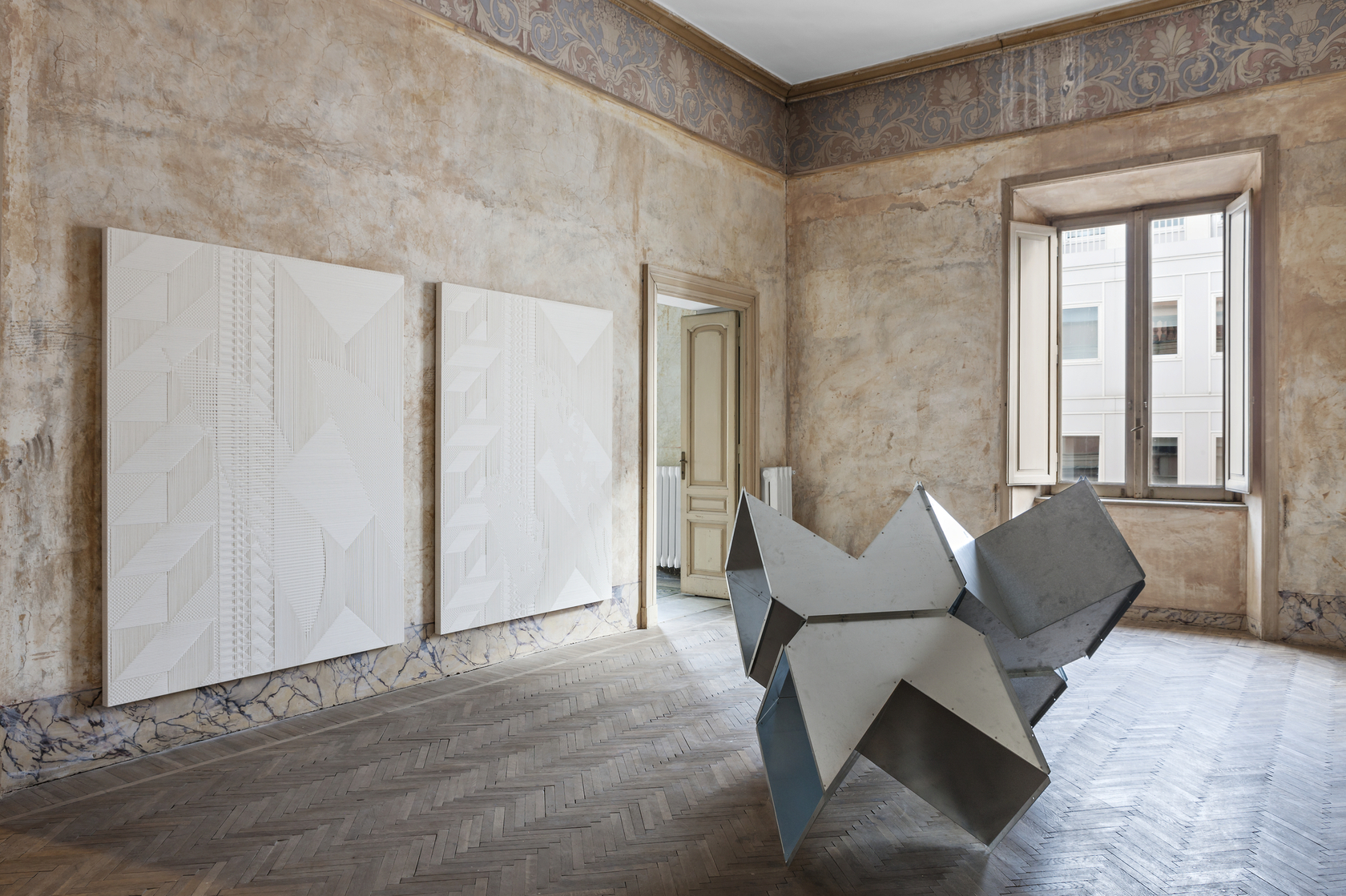 Installation view, Reciprocal Score, INDIPENDENZA, Rome, 2015. Photo: Vegard Kleven.