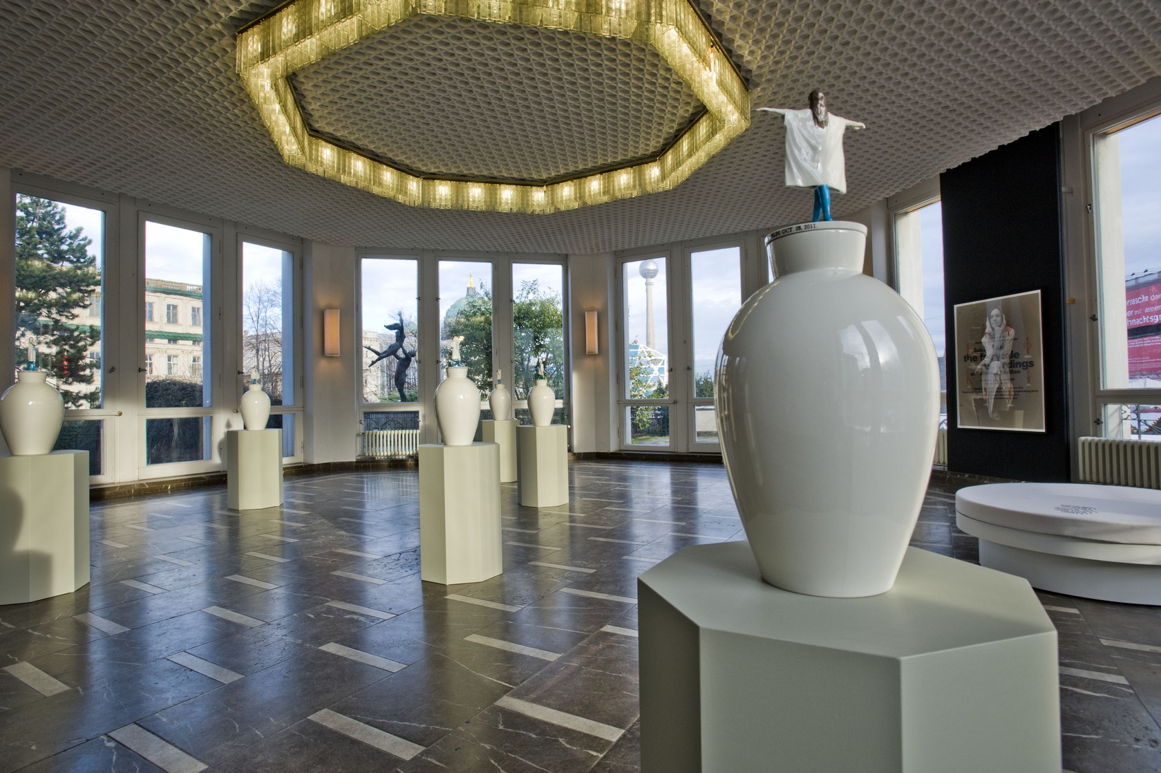 Exhibition view: Saâdane Afif, The Fairytale Recordings, Schinkel Pavillon, Berlin, 2011. Photo © Jan Windszus