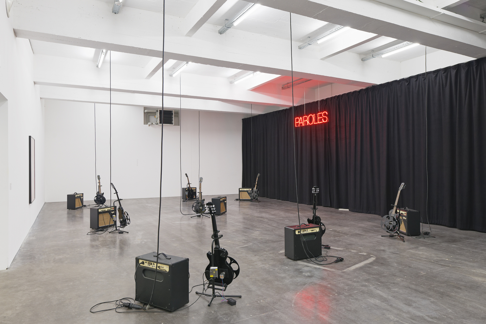 Exhibition view: Saâdane Afif, Paroles, WIELS, Brussels, 2018. Photo © Aurélien Mole