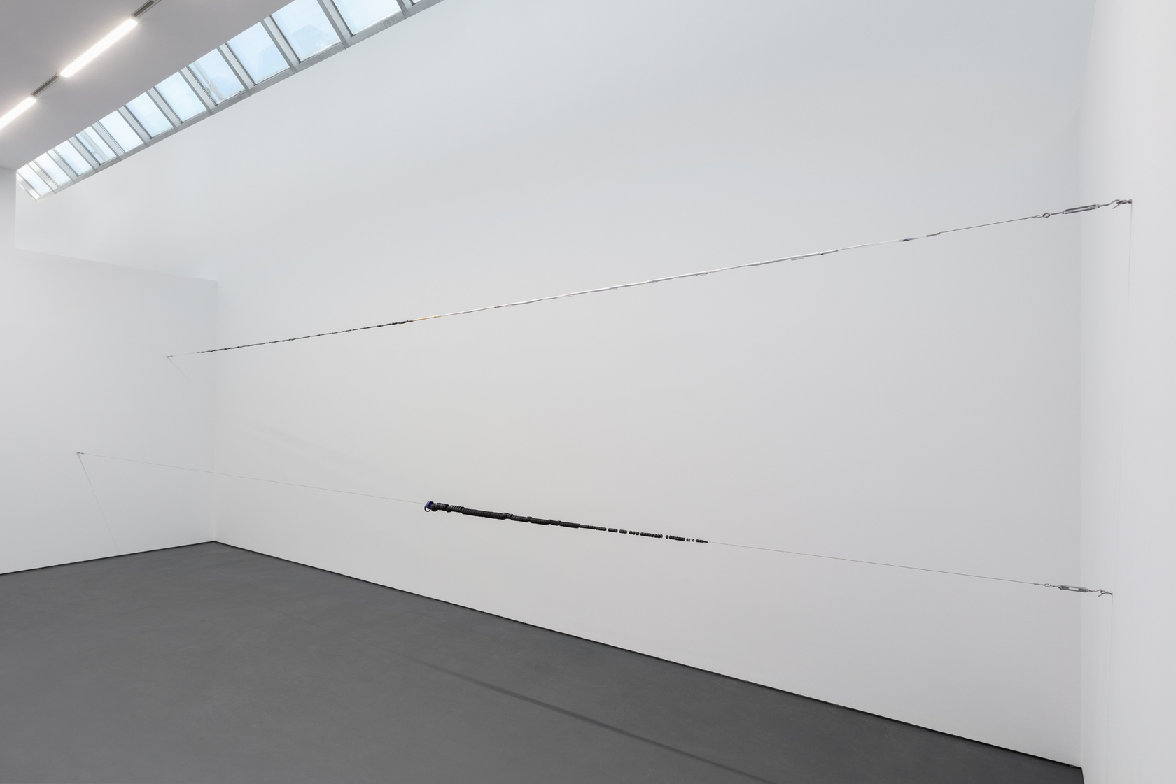 Exhibition view: Jac Leirner, Us Horizon, Esther Schipper, Berlin, 2022. Photo © Andrea Rossetti