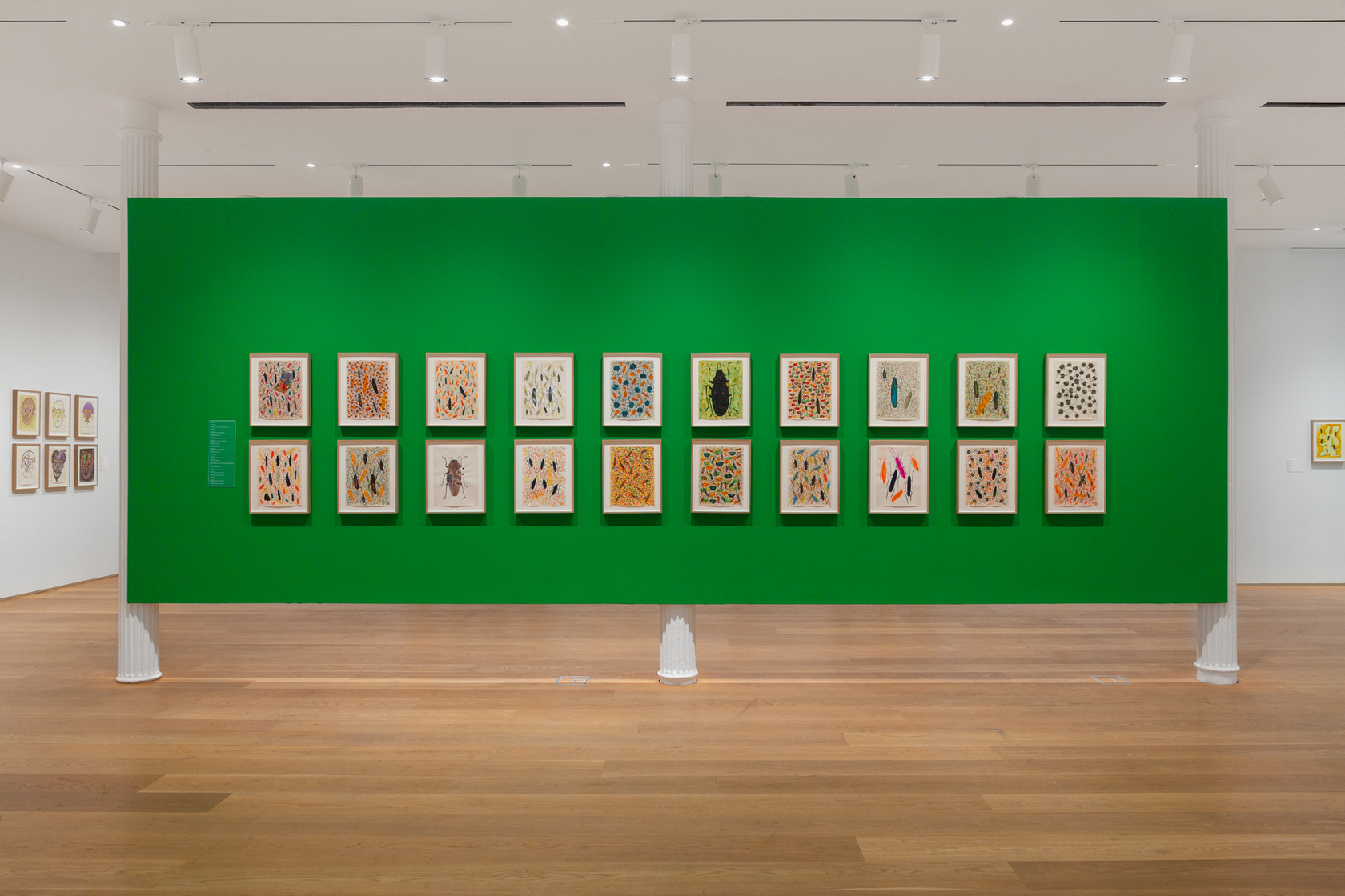 Exhibition view: Ecce Homo: The Drawings of General Idea, The Drawing Center, New York, 2022. Photo &copy; Daniel Terna