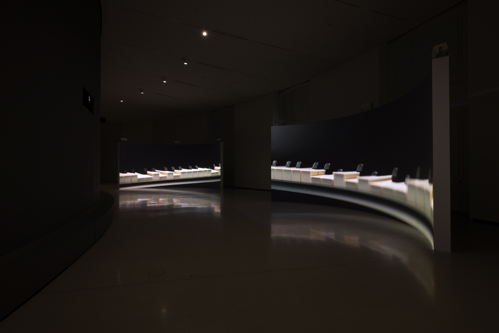 Exhibition view: Anri Sala, Time No Longer, Rotunda of the Bourse de Commerce – Pinault Collection, Paris, 2022. © Anri...