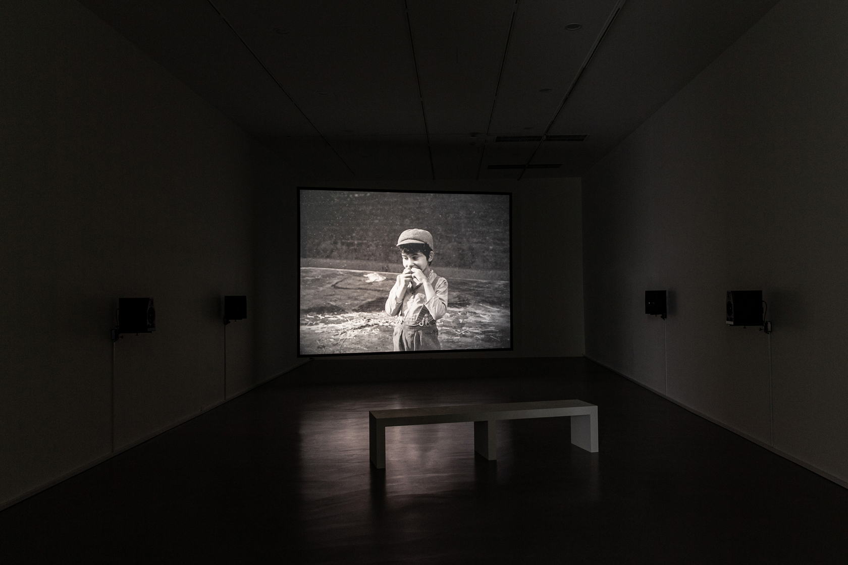 Exhibition view: David Claerbout, Meditation in Peace. Meditation in Pieces, Taipei Fine Arts Museum, Taipei, 2023. Courtesy the artist and...