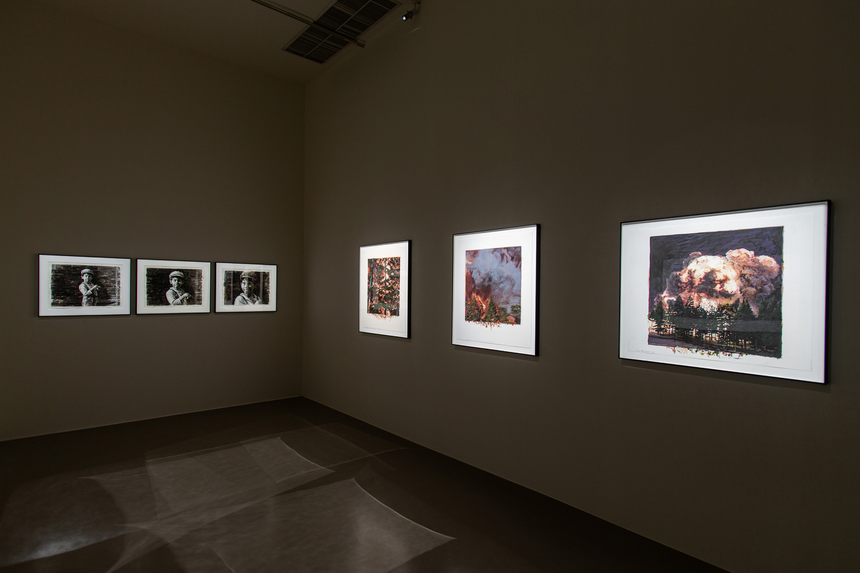 Exhibition view: David Claerbout, Meditation in Peace. Meditation in Pieces, Taipei Fine Arts Museum, Taipei, 2023. Courtesy the artist and...