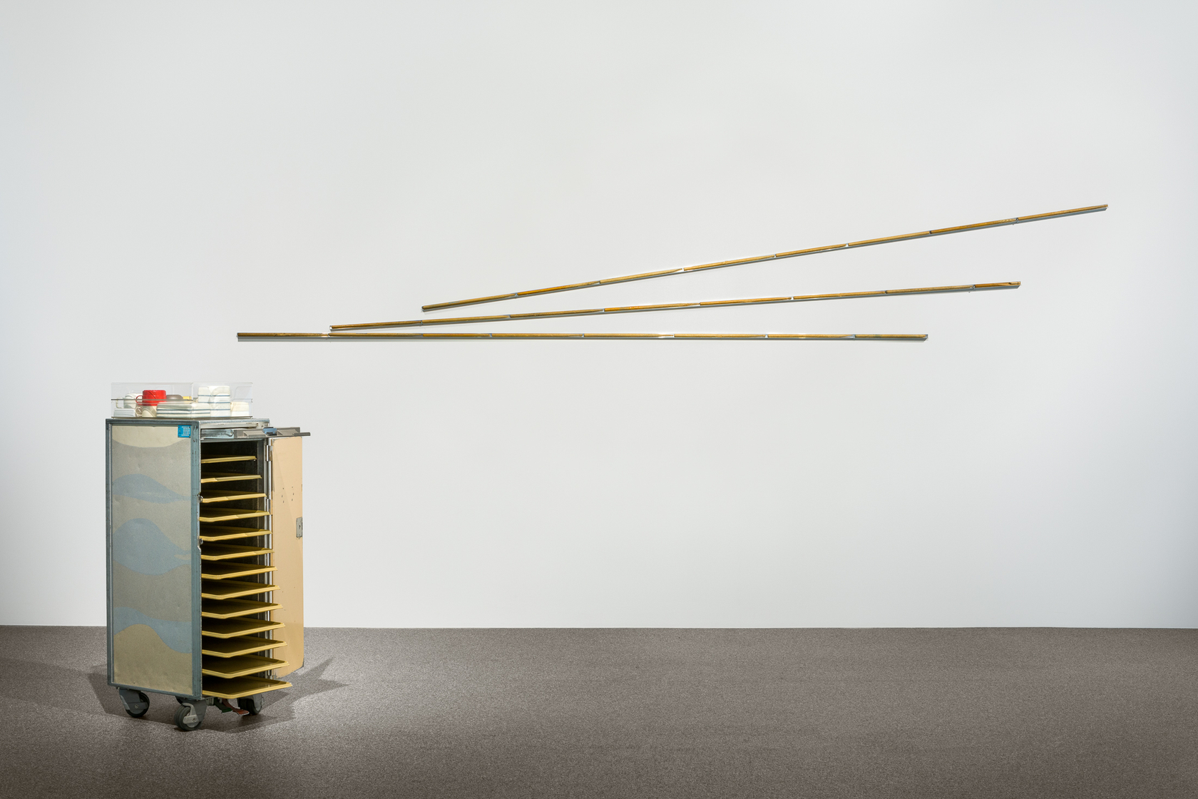 Exhibition view: Jac Leirner, Swiss Institute, New York, 2025. Photo © Daniel Pérez