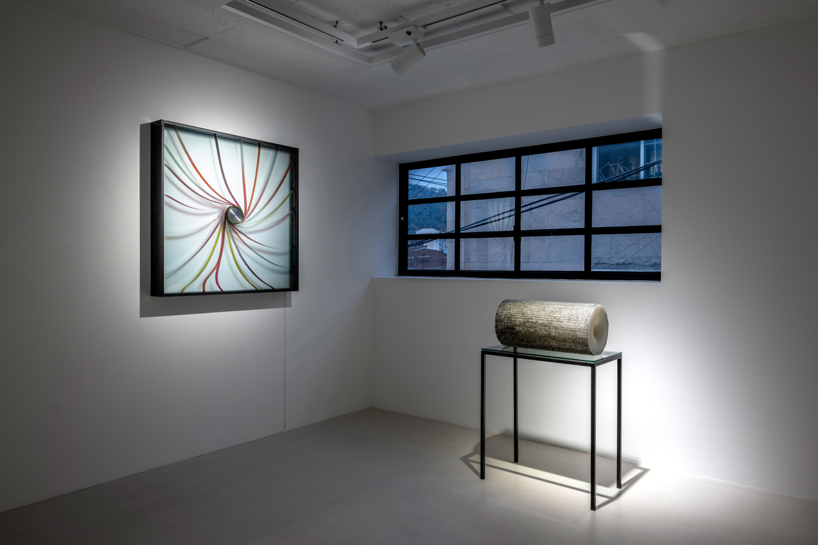 Exhibition view: Rosa Barba, Beginning What and Ending Away, Esther Schipper, Seoul 2023. © the artist / VG Bild-Kunst, Bonn...