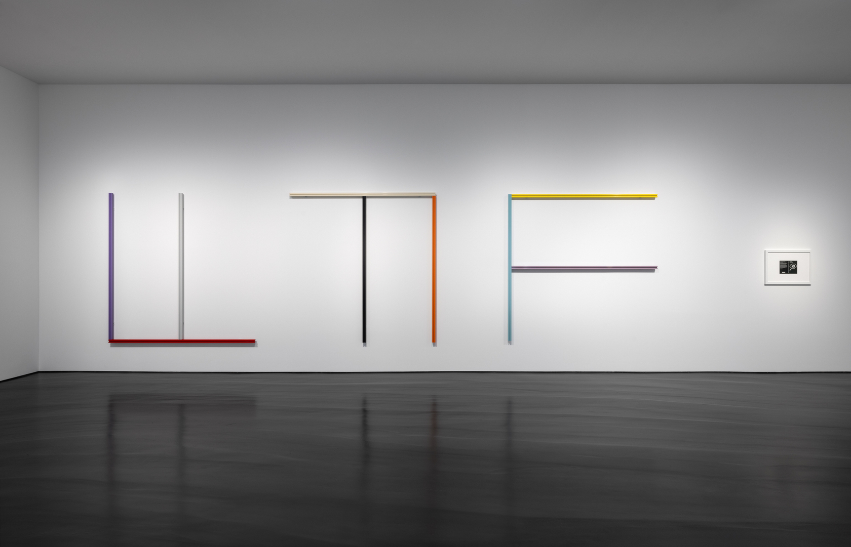 Exhibition view: Liam Gillick, Fact Structures Amount Structures Language Structures, Esther Schipper, Berlin, 2024. Photo © Andrea Rossetti