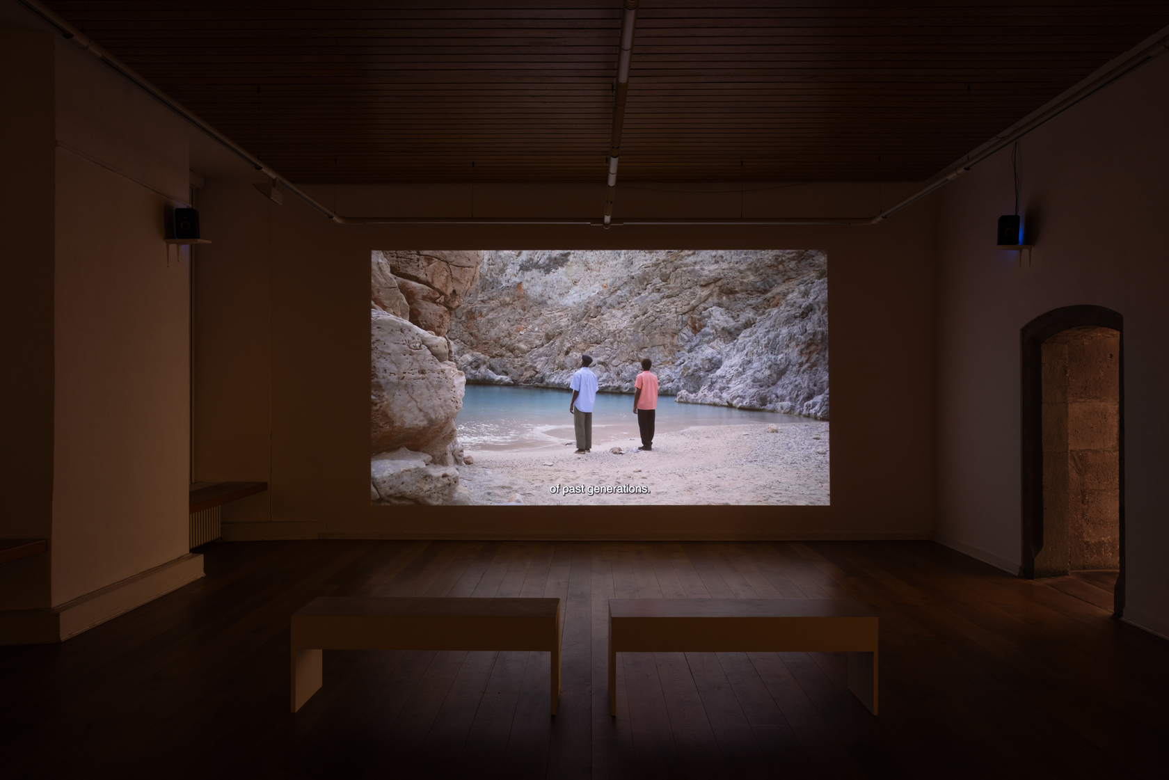 Exhibition view: Thomias Radin, Rhizome: Time of Revelation, Kunstverein Göttingen, 2024. Photo © Andrea Rossetti