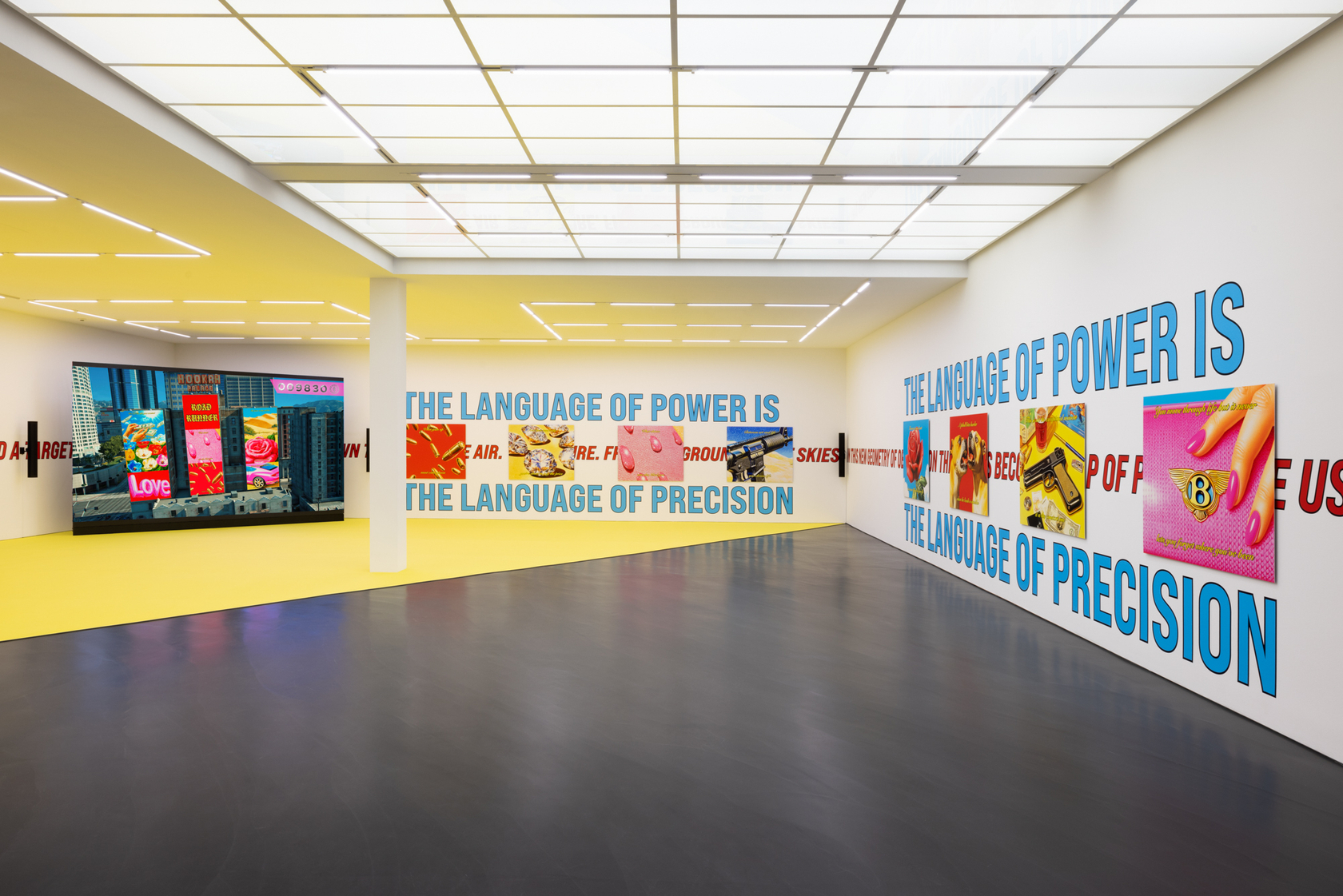 Exhibition view: Cemile Sahin, ROAD RUNNER, Esther Schipper, Berlin, 2025. Photo: © Andrea Rossetti