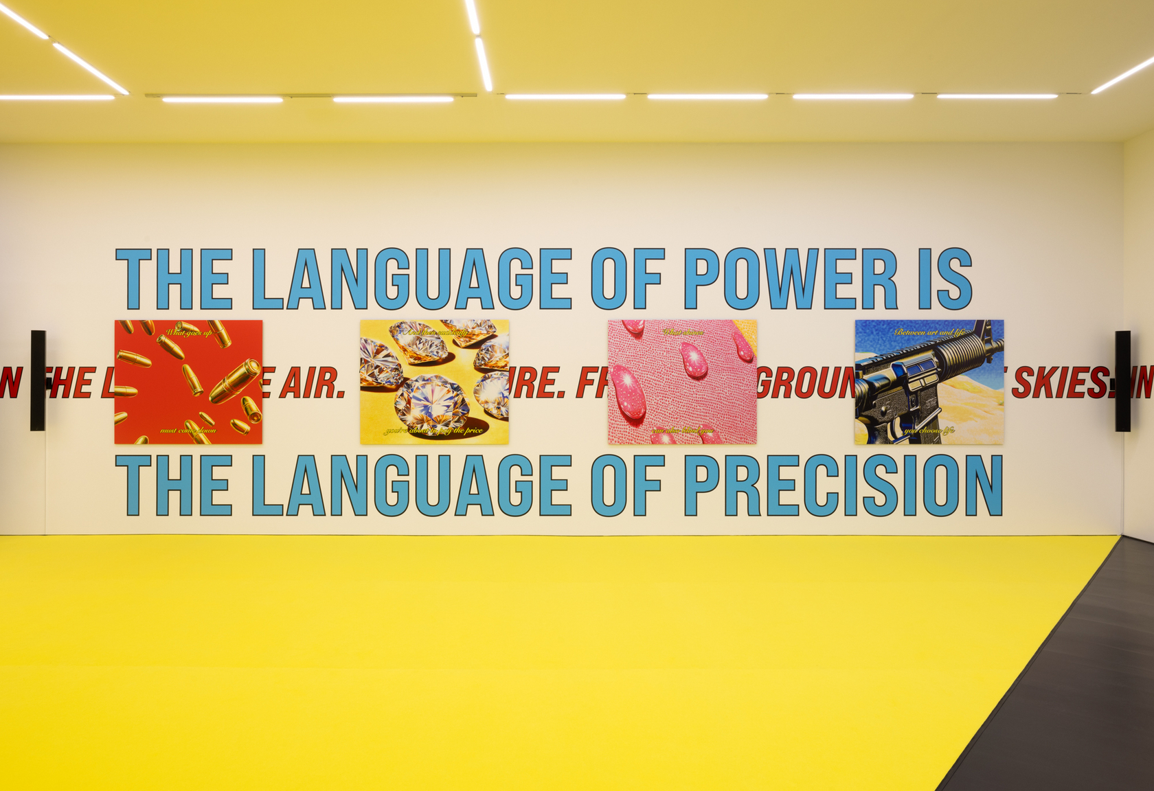 Exhibition view: Cemile Sahin, ROAD RUNNER, Esther Schipper, Berlin, 2025. Photo: © Andrea Rossetti