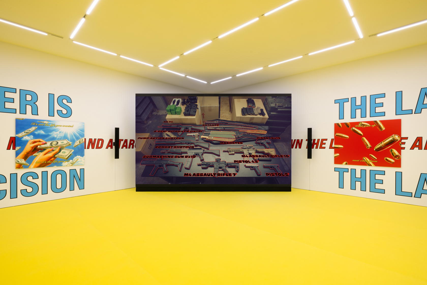 Exhibition view: Cemile Sahin, ROAD RUNNER, Esther Schipper, Berlin, 2025. Photo: © Andrea Rossetti