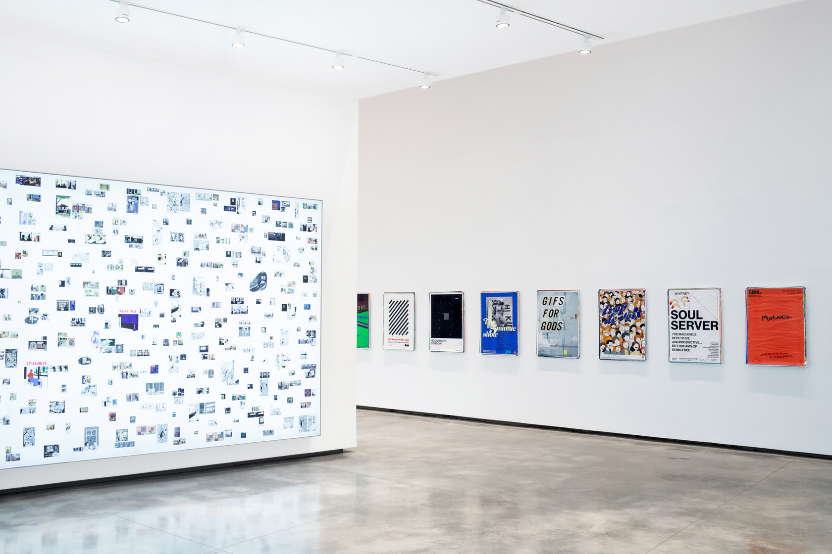 Exhibition view: Ryan Gander, Grunts, hoots, whimpers, barks and screams, Helga de Alvear Museum, C&aacute;ceres, 2024. Photo &copy; Tania Castro