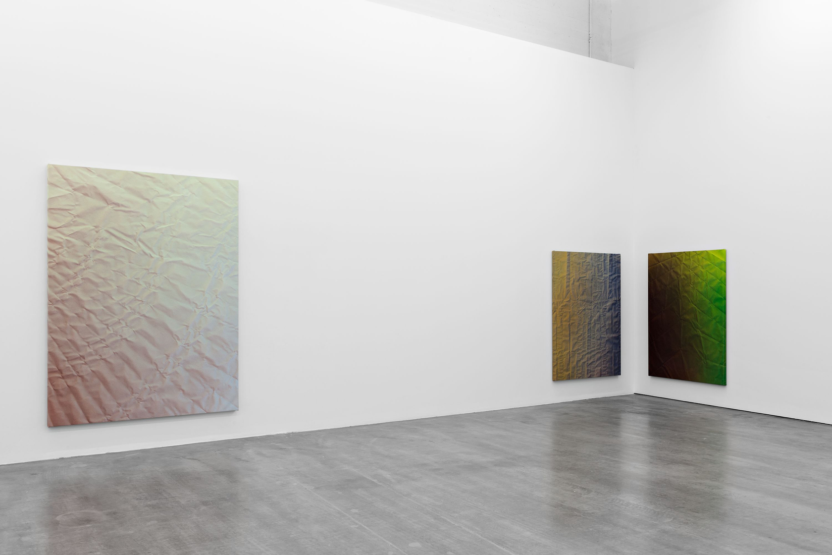 Installation view, Tauba Auerbach, Tetrachromat, Wiels, Brussels, 2013. © Tauba Auerbach. Courtesy the artist and STANDARD (OSLO), Oslo. Photo: Vegard...