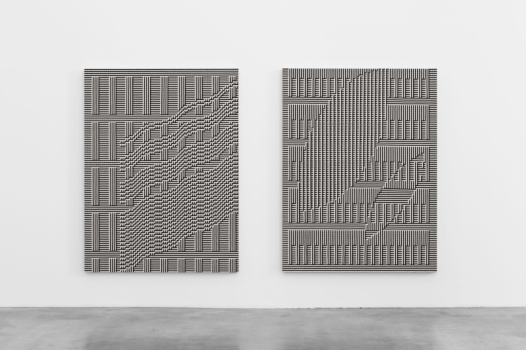 Installation view, Tauba Auerbach, Tetrachromat, Wiels, Brussels, 2013. © Tauba Auerbach. Courtesy the artist and STANDARD (OSLO), Oslo. Photo: Vegard...