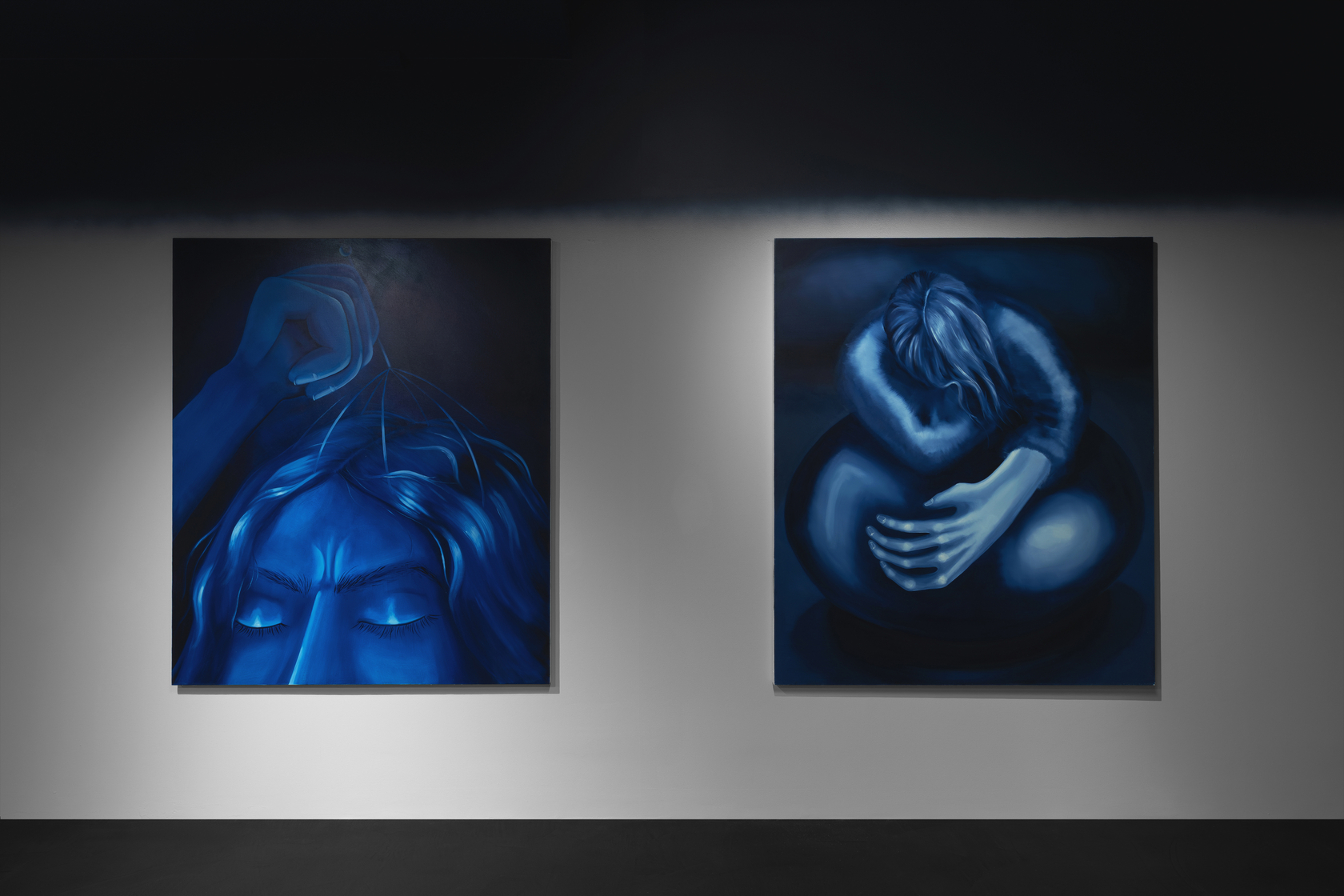 Exhibition view: A Dreamlike Pandemic: The Paintings of Karolina Jabłońska, Krupa Art Foundation, Wrocław, 2025. Photo &copy; Alicja Kielan /...