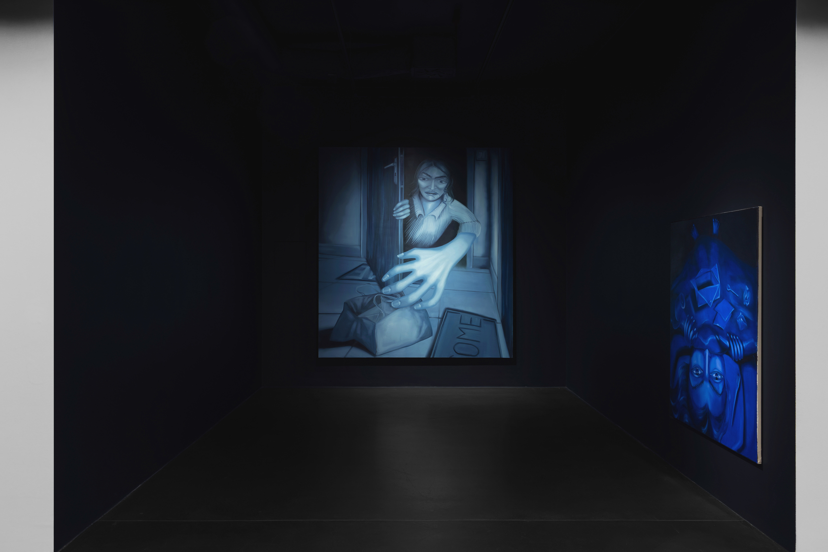 Exhibition view: A Dreamlike Pandemic: The Paintings of Karolina Jabłońska, Krupa Art Foundation, Wrocław, 2025. Photo &copy; Alicja Kielan /...