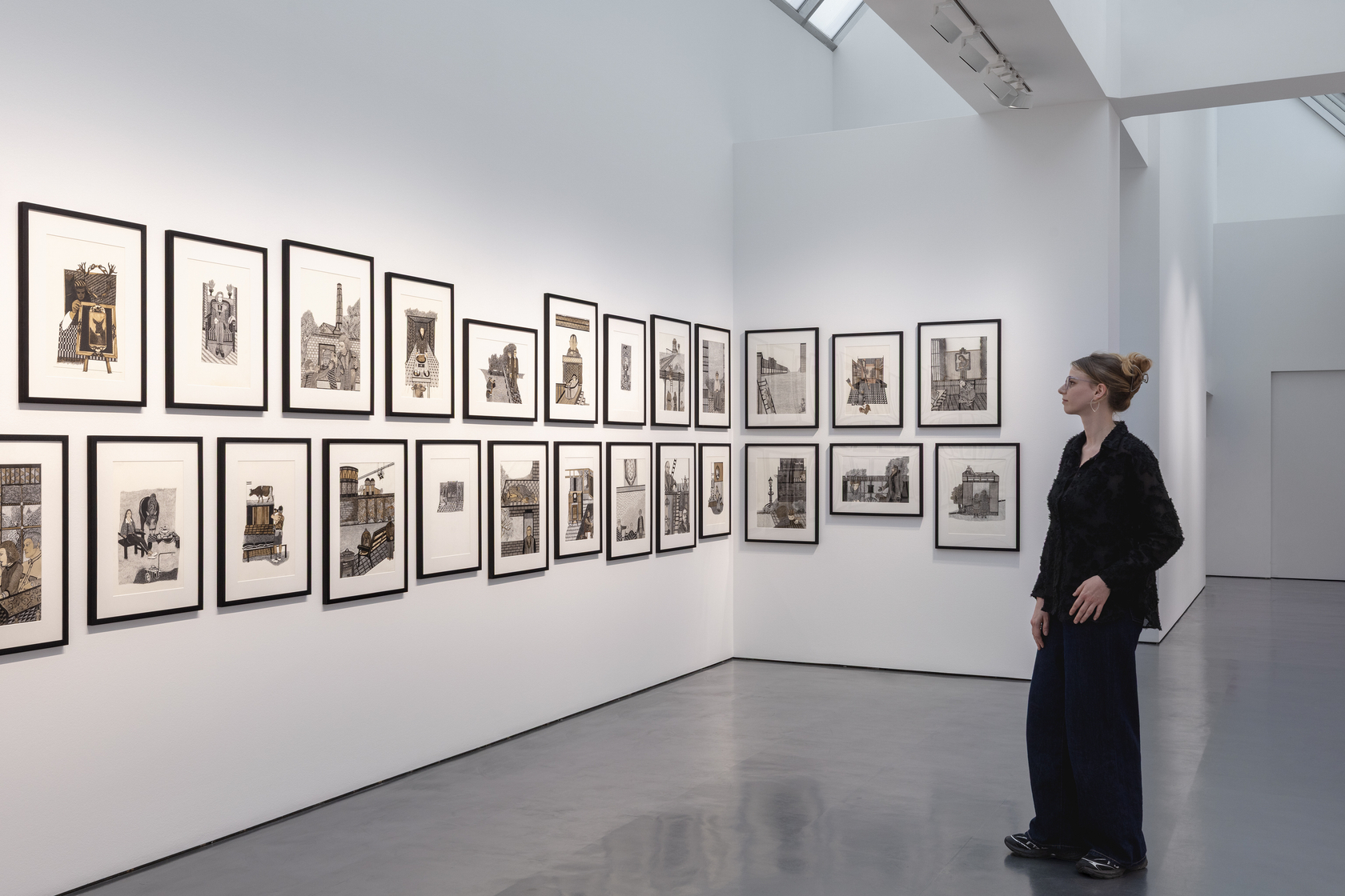 Exhibition view: Elisabeth Schrader, Lieber woanders, Esther Schipper, Berlin, 2025. Photo © CHROMA