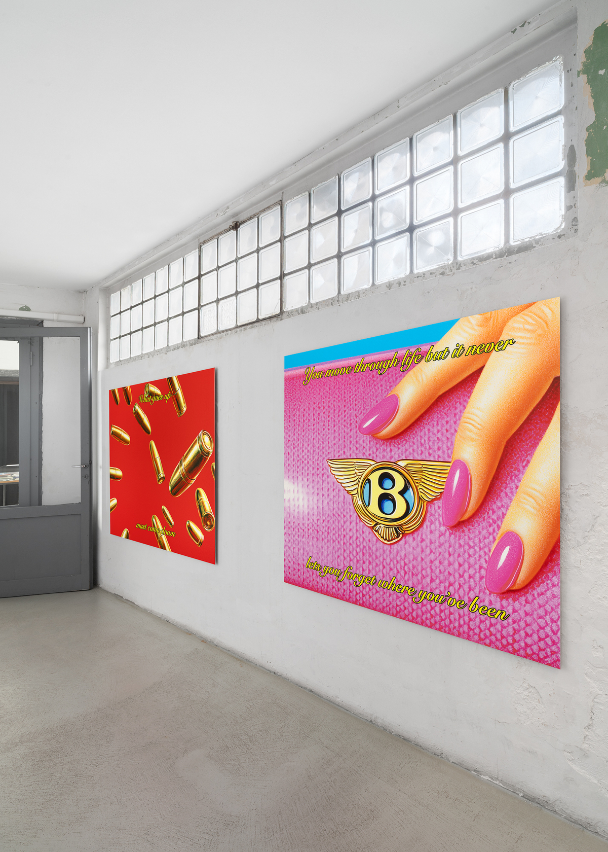 Exhibition view, Cemile Sahin, ROAD RUNNER, curated by Chiara Nuzzi. Photo &copy; Andrea Rossetti and Tiziano Ercoli