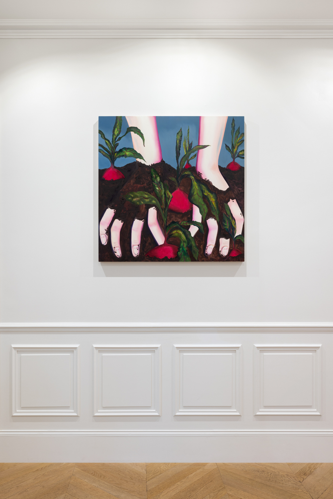 Exhibition view: Karolina Jabłońska, Jarred Kitchen, Esther Schipper, Paris, 2025. Photo © Andrea Rossetti