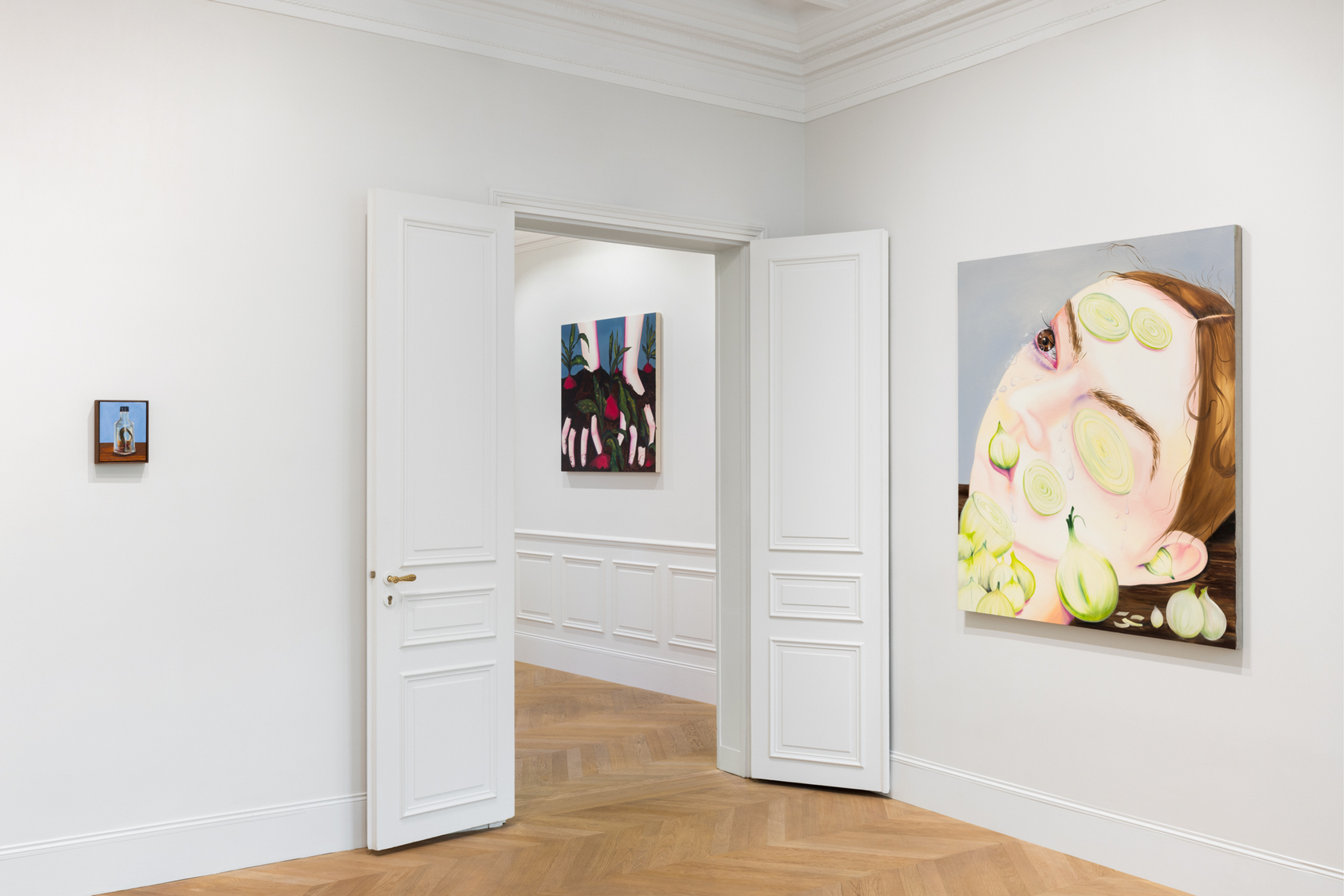 Exhibition view: Karolina Jabłońska, Jarred Kitchen, Esther Schipper, Paris, 2025. Photo © Andrea Rossetti