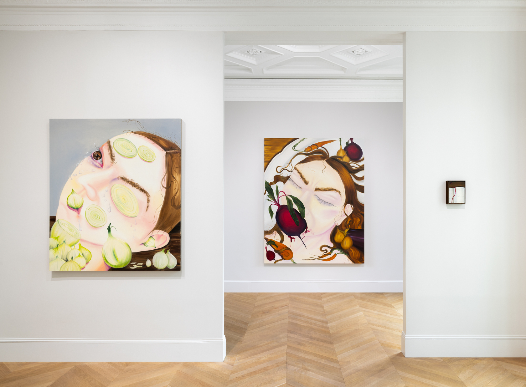 Exhibition view: Karolina Jabłońska, Jarred Kitchen, Esther Schipper, Paris, 2025. Photo © Andrea Rossetti