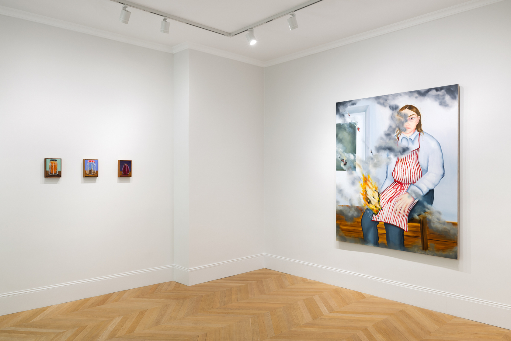 Exhibition view: Karolina Jabłońska, Jarred Kitchen, Esther Schipper, Paris, 2025. Photo © Andrea Rossetti