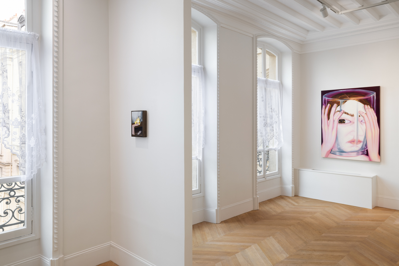 Exhibition view: Karolina Jabłońska, Jarred Kitchen, Esther Schipper, Paris, 2025. Photo © Andrea Rossetti