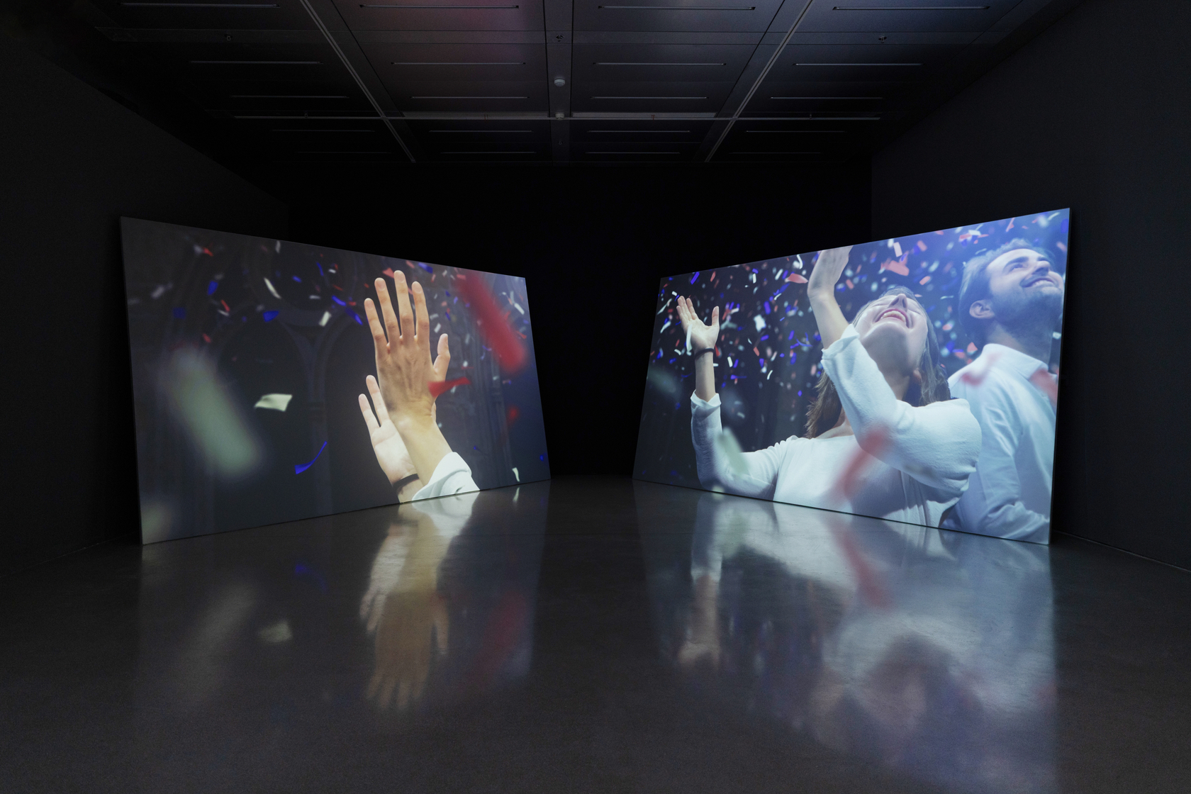 Exhibition View: David Claerbout and Zhou Tao, Flow of Time, The Cloud Collection, Nanjing, 2025. Photo &copy; The Cloud Collection