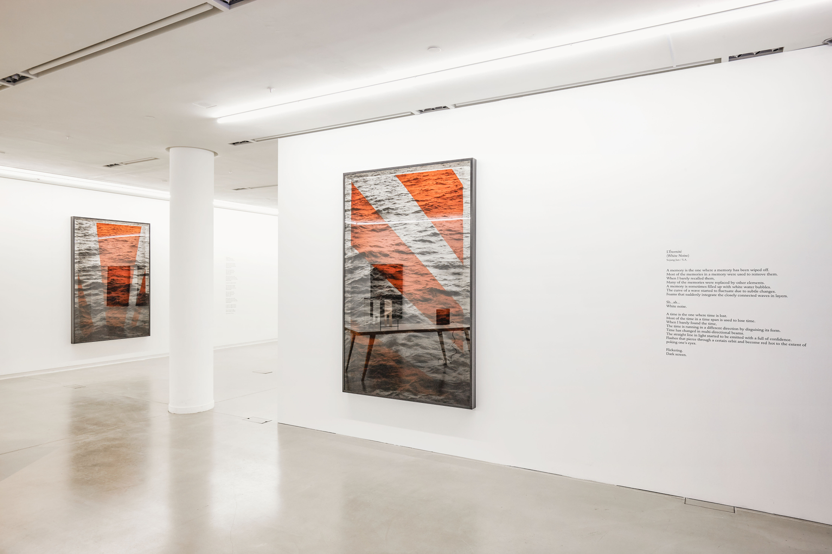 Exhibition view: Saâdane Afif, Quoi ? – L’Eternité., Atelier Hermès, Seoul, 2016. Photo © Atelier Hermès